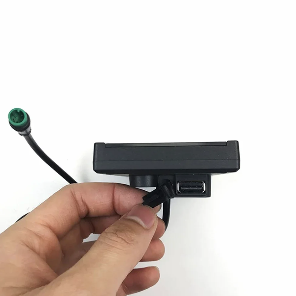 SPORTARC KT-LCD3U Compteur de vitesse électrique avec écran LCD pour vélo électrique avec prise USB 24/36/48 V Câble étanche