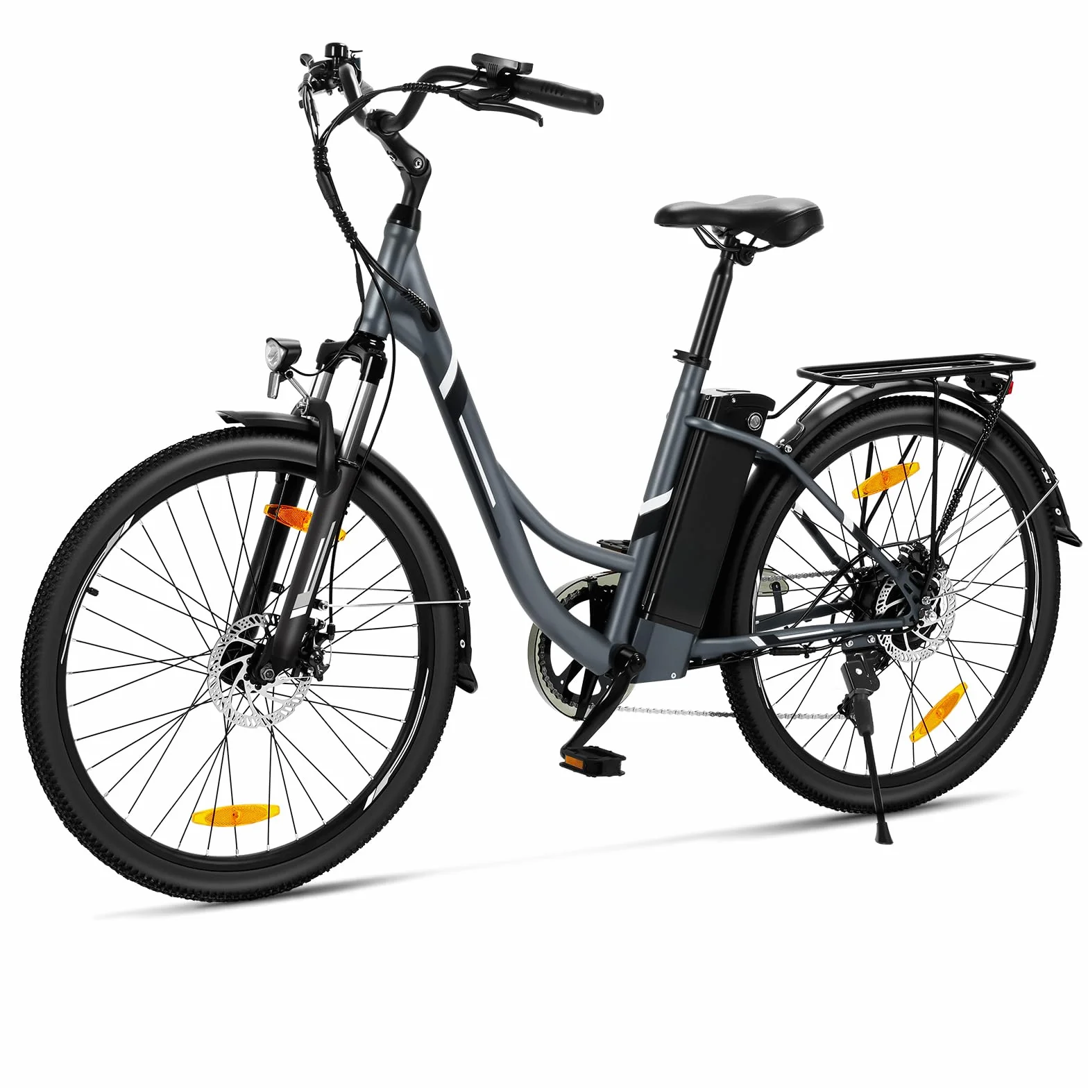 Touroll B1 Vélo Électrique 26" 36V 15.6Ah Batterie Amovible 250W 7 Vitesses E-Bike Urbain Adulte