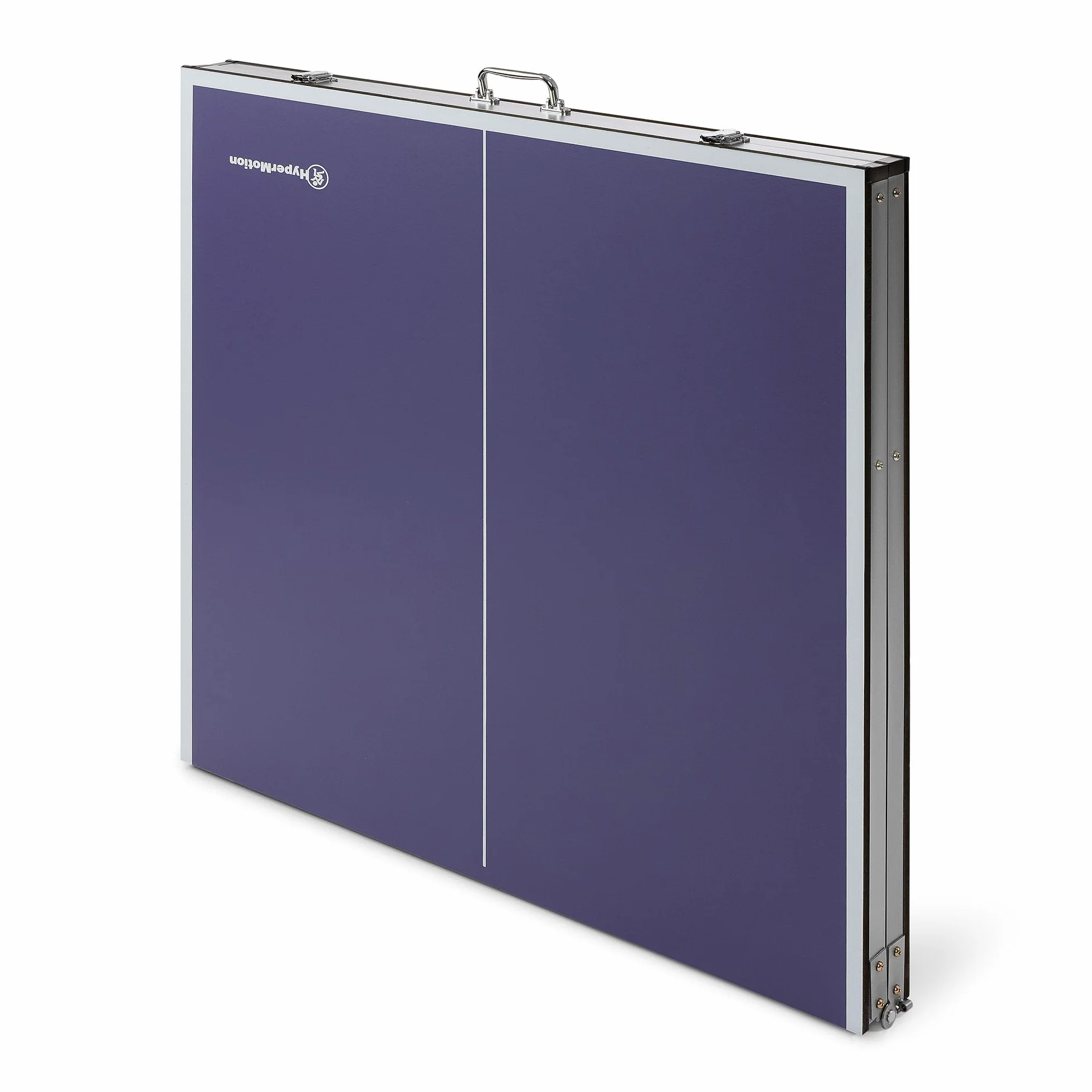 HyperMotion HYP32 Table de Ping Pong Pliante pour Enfants et Adultes, Modèle Compact d’Intérieur avec Filet, Raquettes et Balles, Facile à Transporter