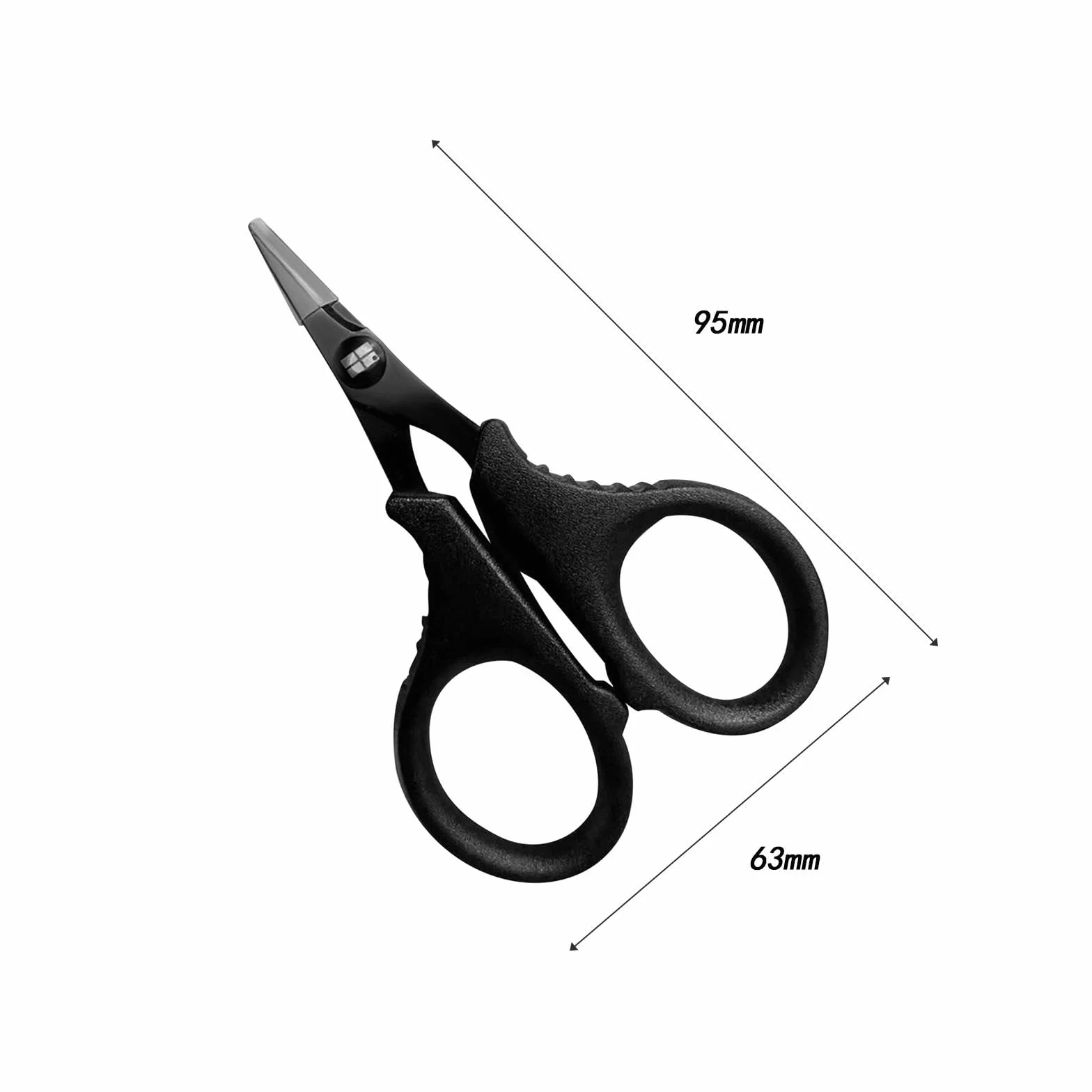 LOVIVER Ciseaux pour Corde de Badminton, Acier Inoxydable, Ciseaux Coupe-Robuste Noir