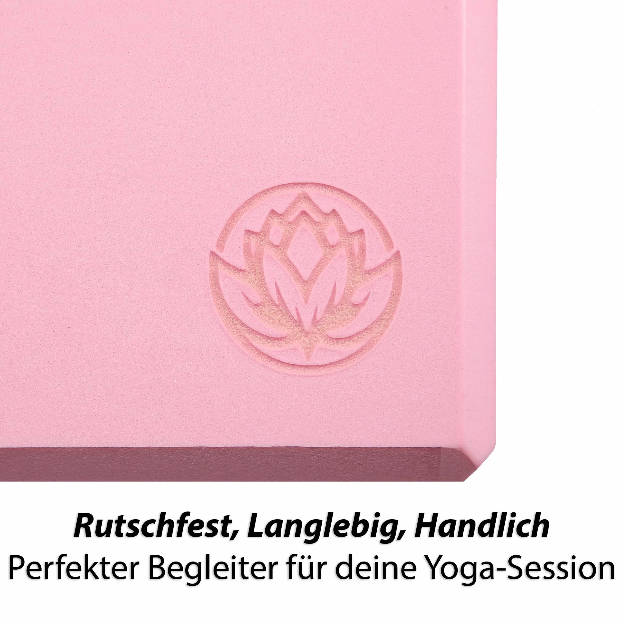 Blocs de yoga VonBueren EVA 22x12x7,5 cm lot de 2 pour Pilates