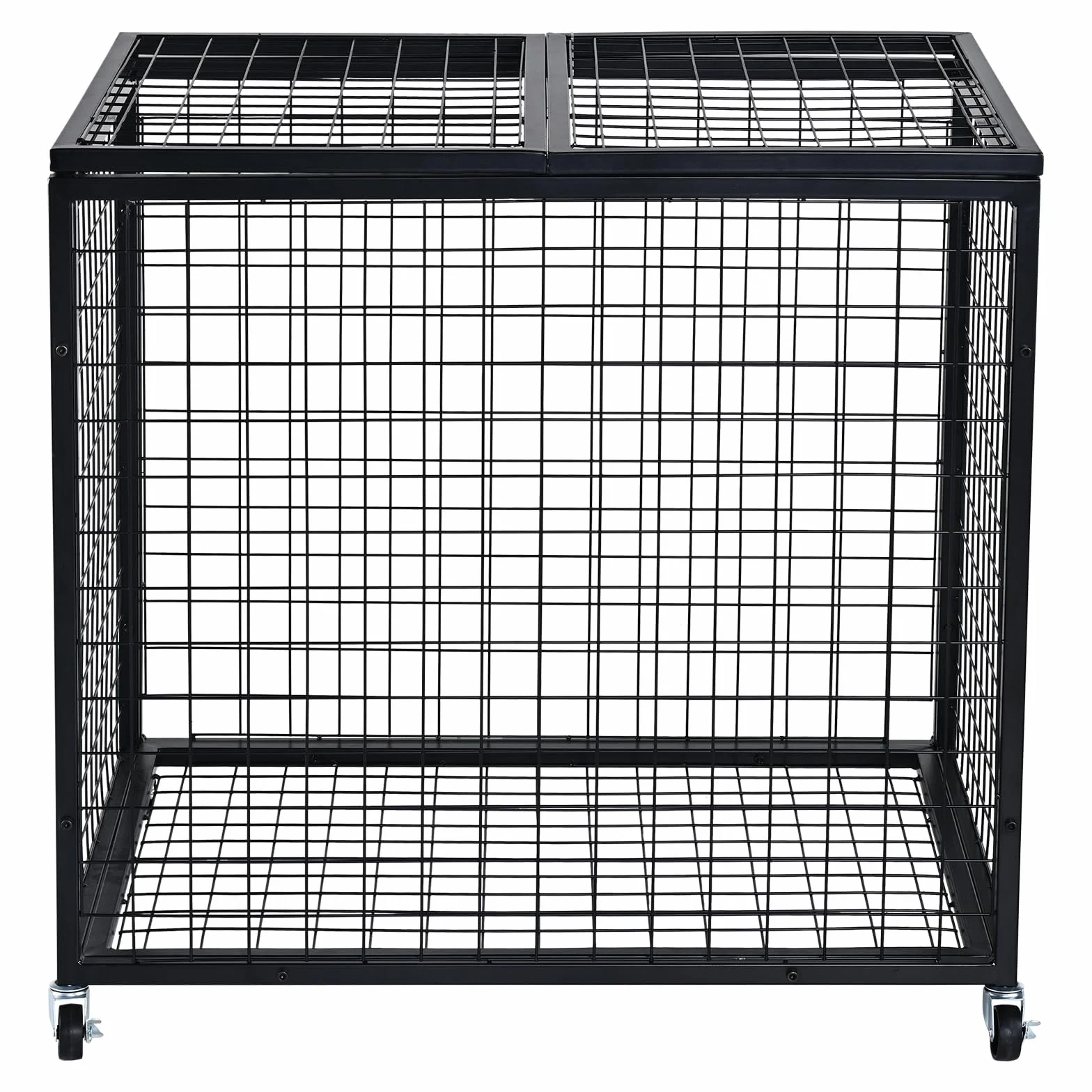 VEVOR Chariot à Ballons Verrouillable 85x67,5x82,5 cm Cage de Rangement pour Ballon Mobile avec 4 Roulettes et Freins en Acier