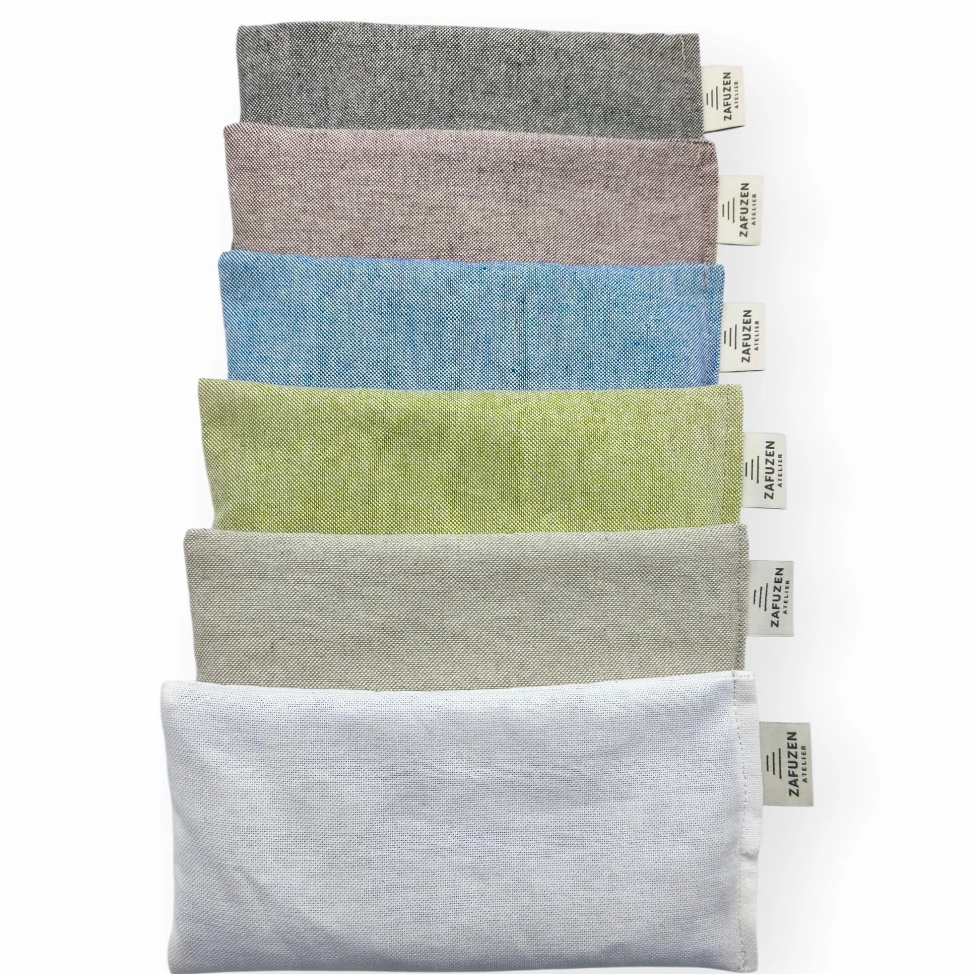 Coussins pour Les Yeux Full Palette – Coussins Oculaires Lavande Naturelle Riz Coton Naturel Yoga Méditation Relaxation