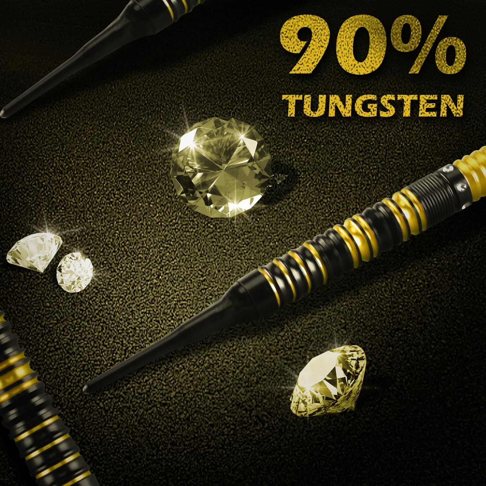 WIN.MAX Fléchettes 90% Tungstène 18 g Lot de 3