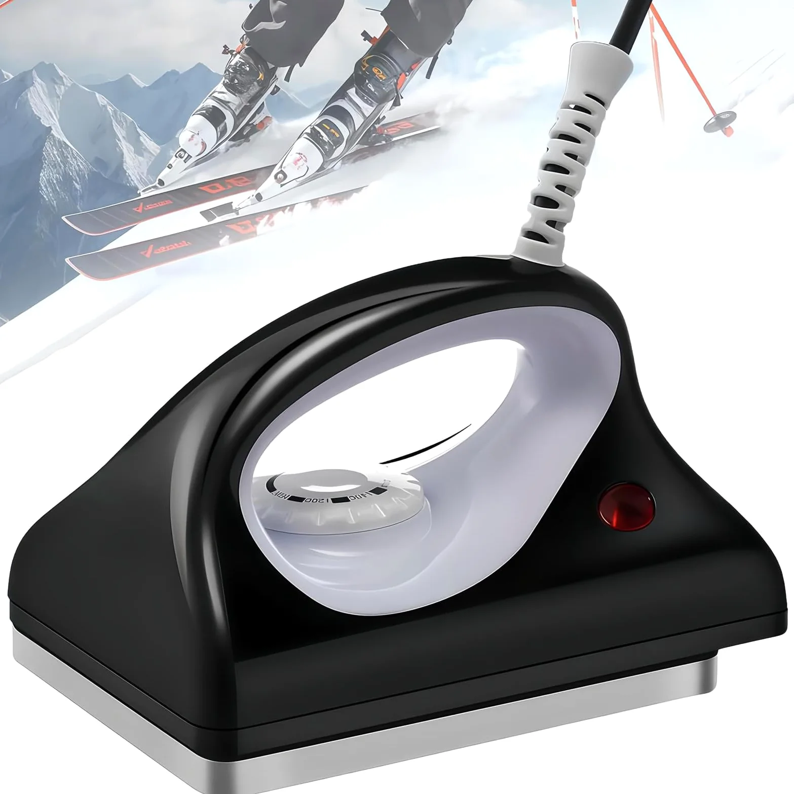 Fer à Farter Professionnel pour Skis Et Snowboards, Fer à Farter à TempéRature RéGlable pour Snowboards, pour ProtéGer Votre Snowboard