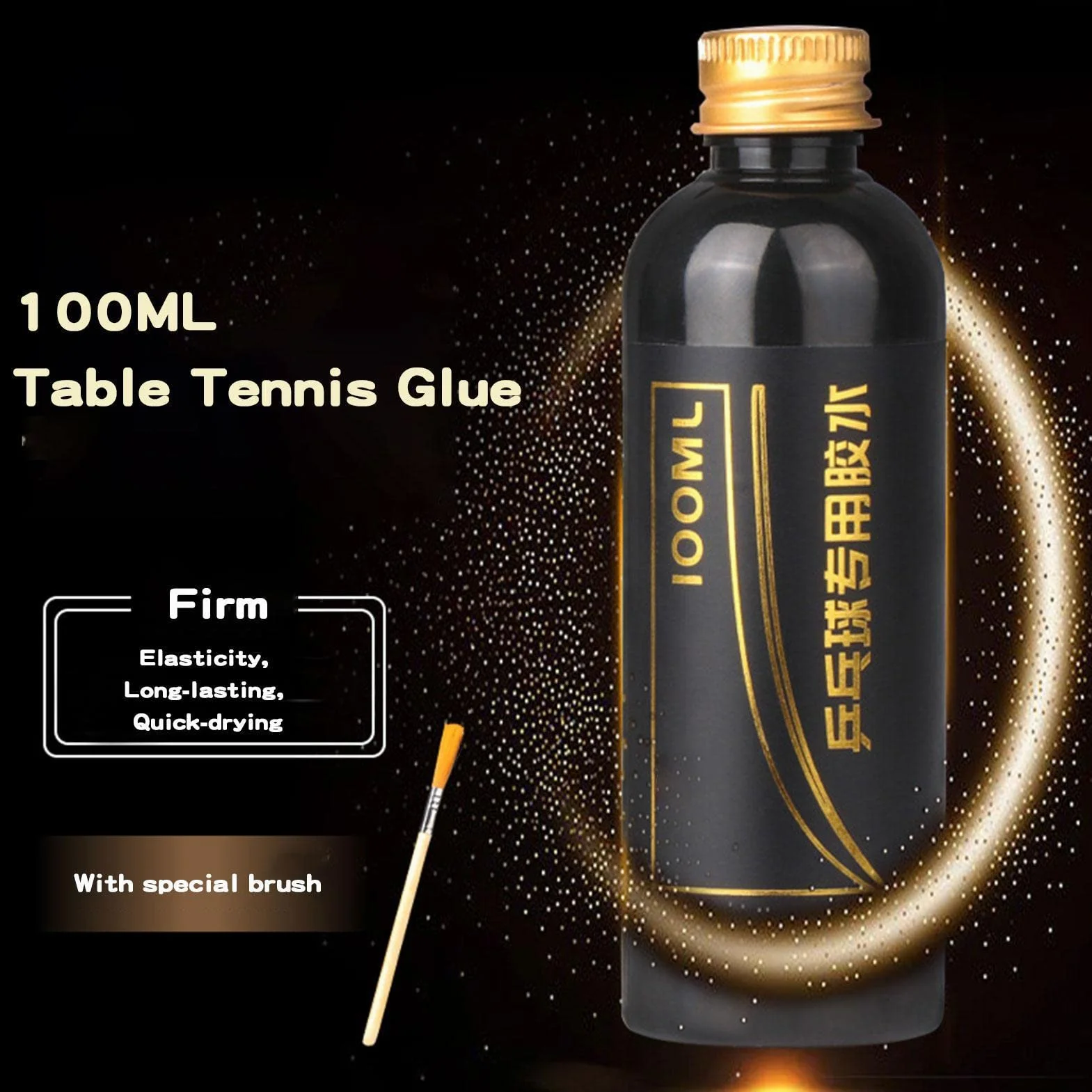Colle PingPang pour table 100 ml Speed Liquid Super avec pinceau spécial caoutchouc raquette pingpong