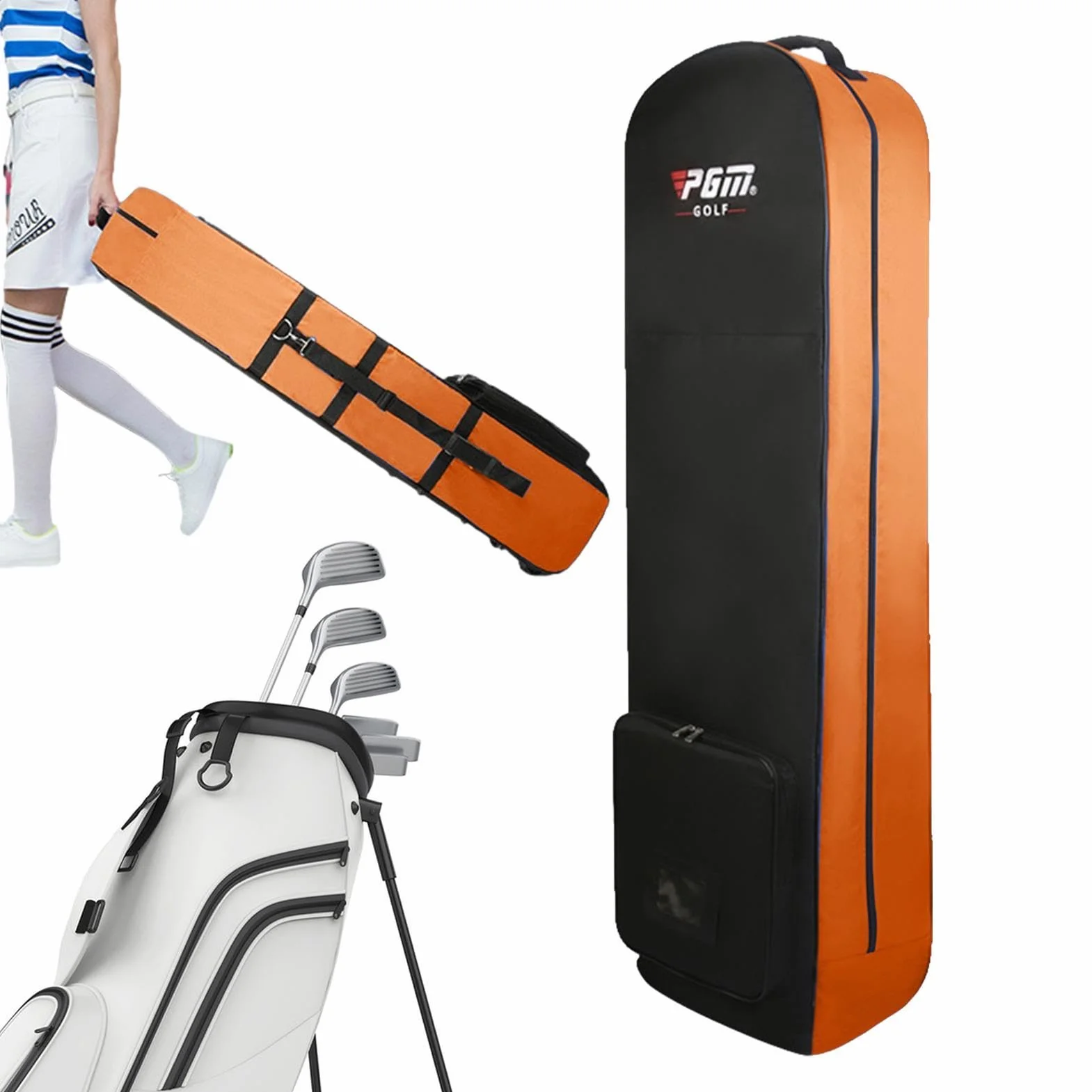 Sac De Golf De Voyage Pliable Léger Résistant À l'usure pour Hommes Femmes Golfeurs