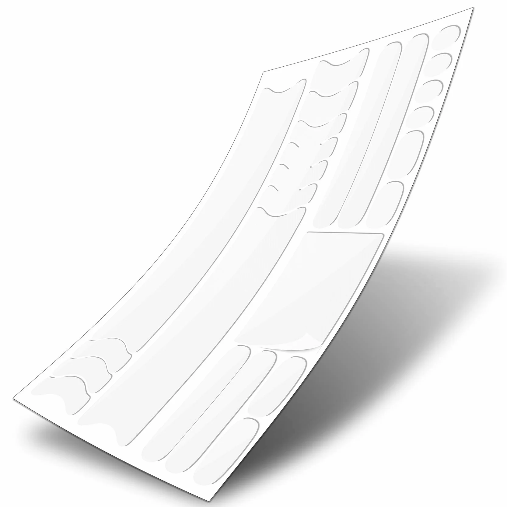 Film de protection peinture transparent pour vélo lot de 21
