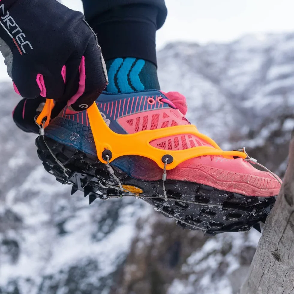 Nortec Crampons Trail 2.1 Mini-Crampons Glace Neige Fabriqué en Italie