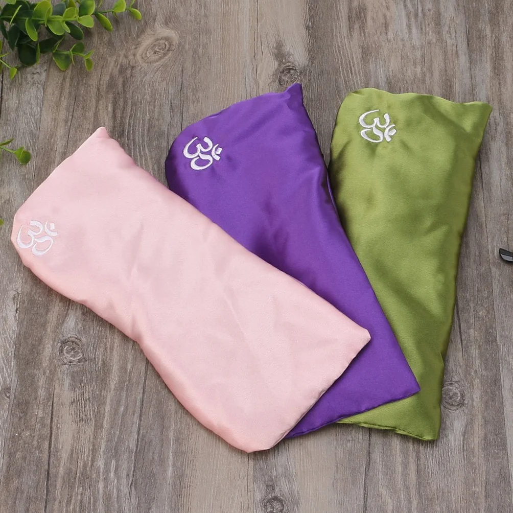 Masque Aromathérapie Coussin pour les yeux de yoga Soie Cassia Graine de Lavande Massage Relaxation