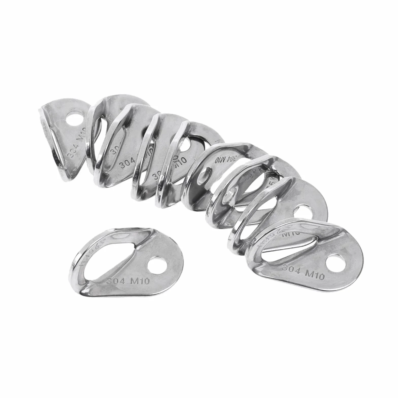 10 pièces Clou Cintre Expansion Acier Inoxydable Montage Mural Plaque pour Escalade