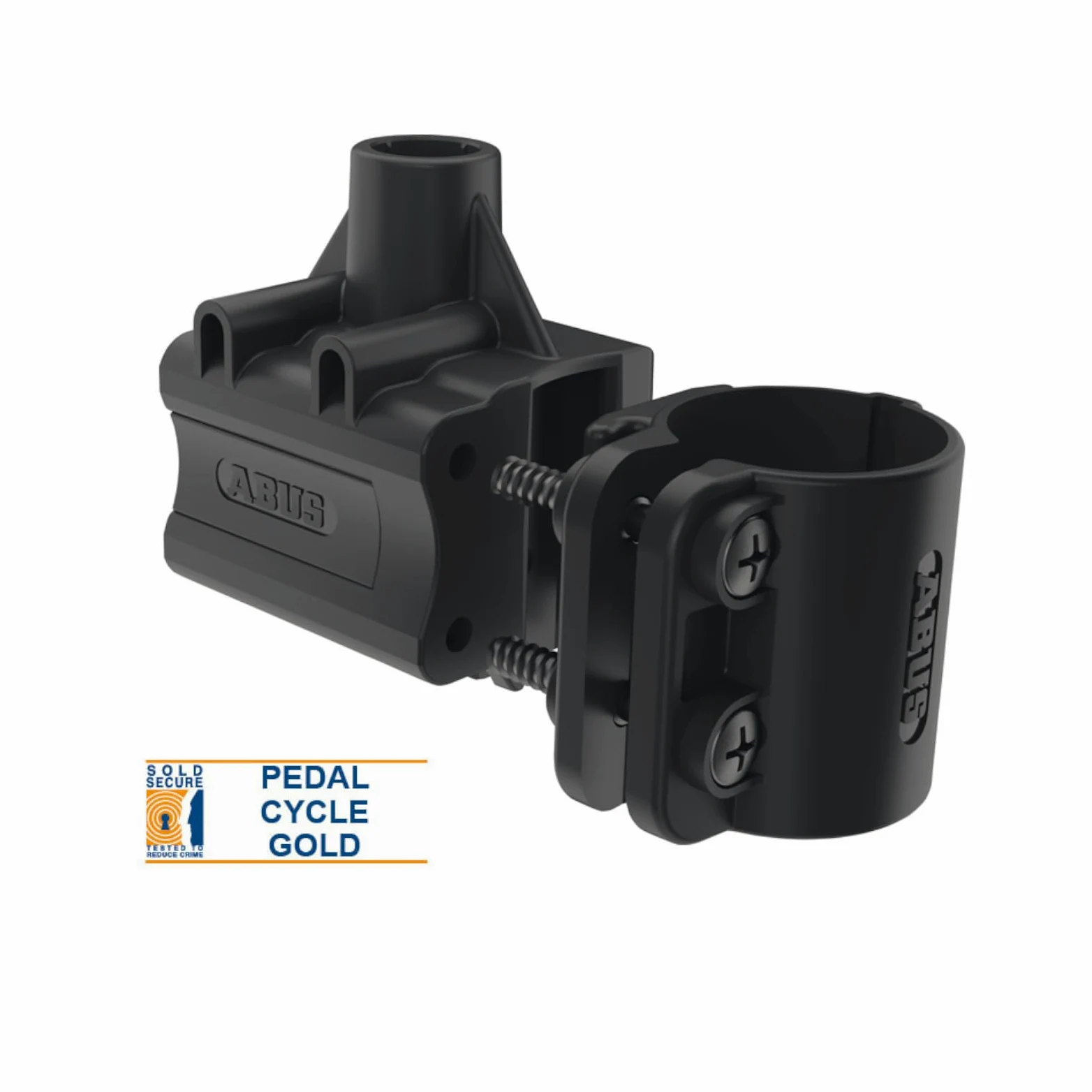 ABUS Antivol à arceau Ultimate 420 + support USH + câble de sécurité Cobra 10/120 - Ensemble d'antivols pour vélo - Niveau de sécurité 12 - Noir/Rouge