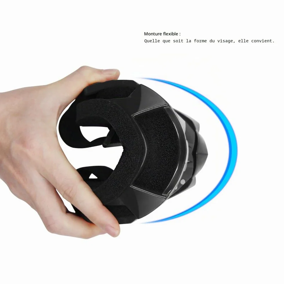 Lunette de Moto Cross, Lunettes de Protection réglables anti-UV