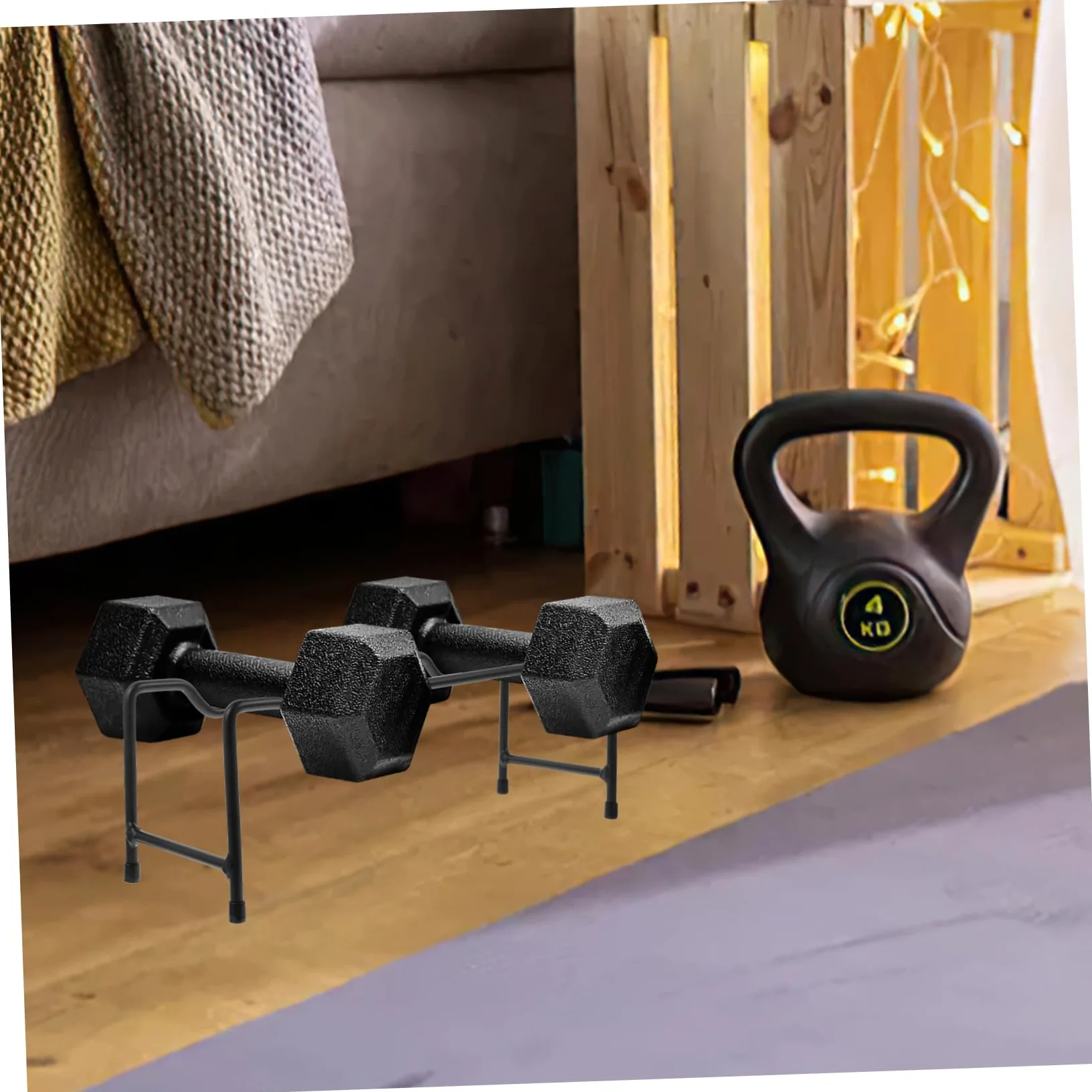INOOMP 3pièces Support De Rangement Pour Haltères Intérieur Étagère De Stockage Pratique Pour Haltères à Support Compact Et Stable Pour Poids Accessoire De Fitness