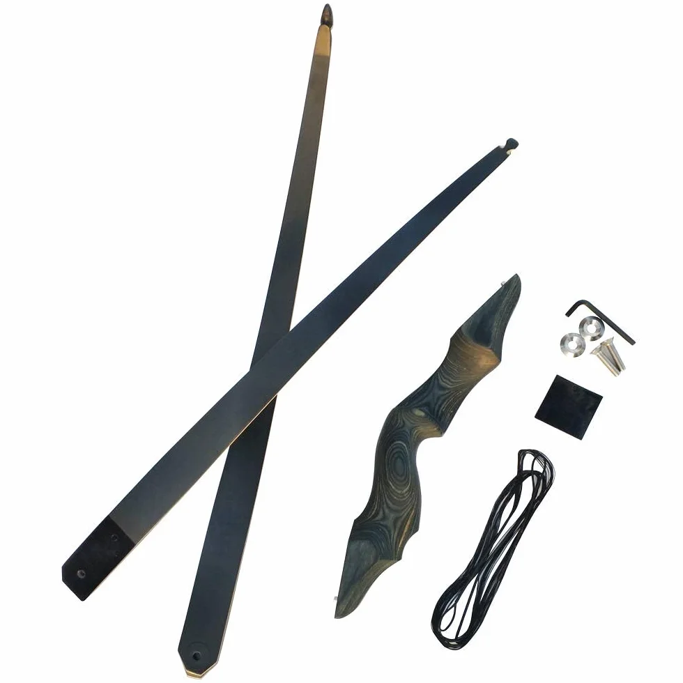 Arc Classique Takedown 60'' Recourbé 30lbs 35lbs 40lbs Tir à l'Arc Chasse Bois