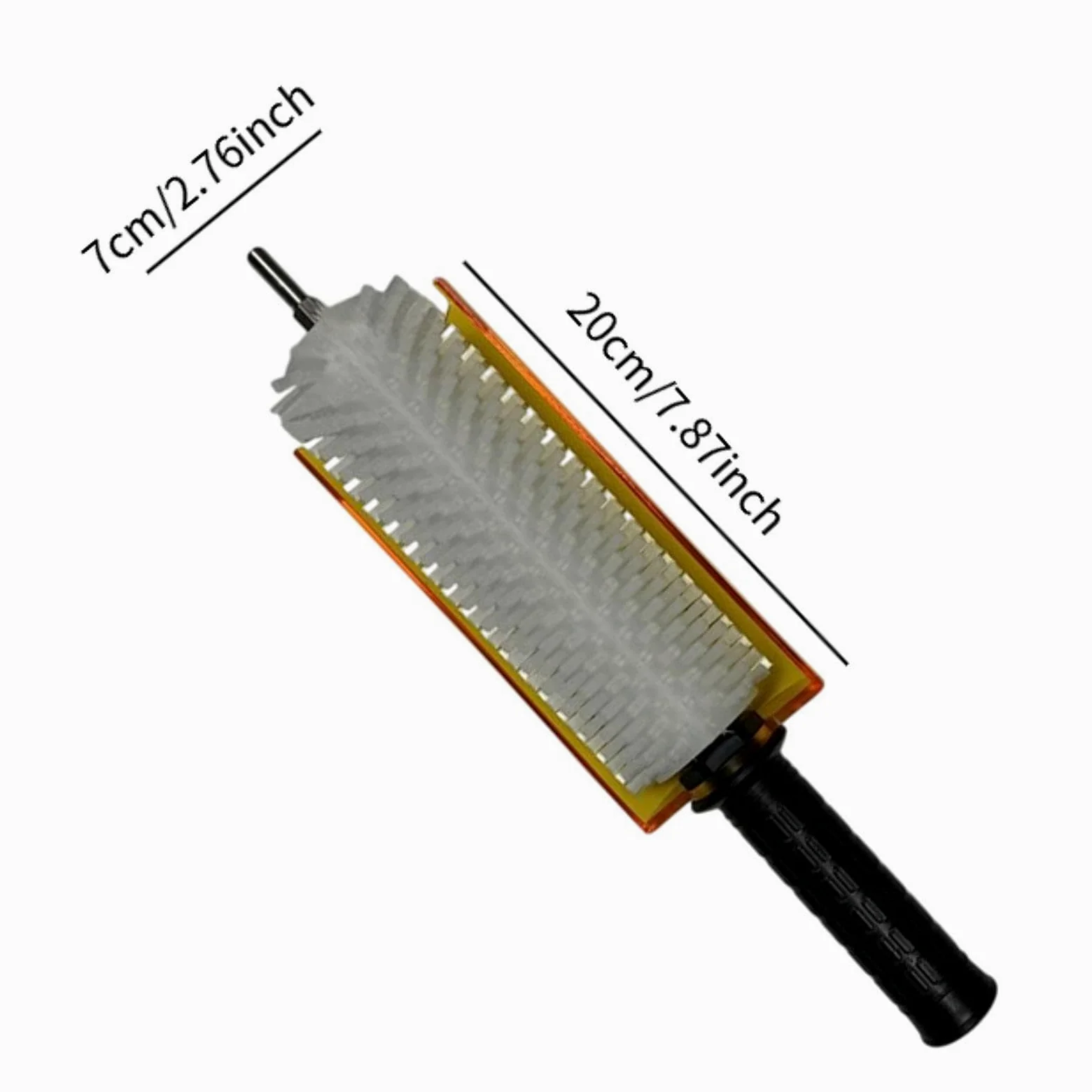 Kit de Housse de Manche de Brosse à Ski, Brosse de Fartage de Ski, Brosse à Rouleau Portable, Entretien de Snowboard, Brosse à Farter de Ski, Nylon