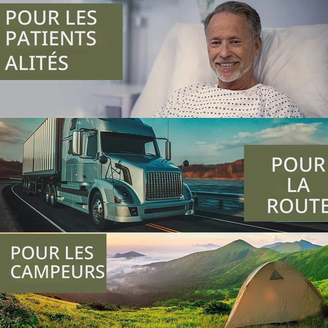 Urinoir portable 1L pour voyage camping voiture