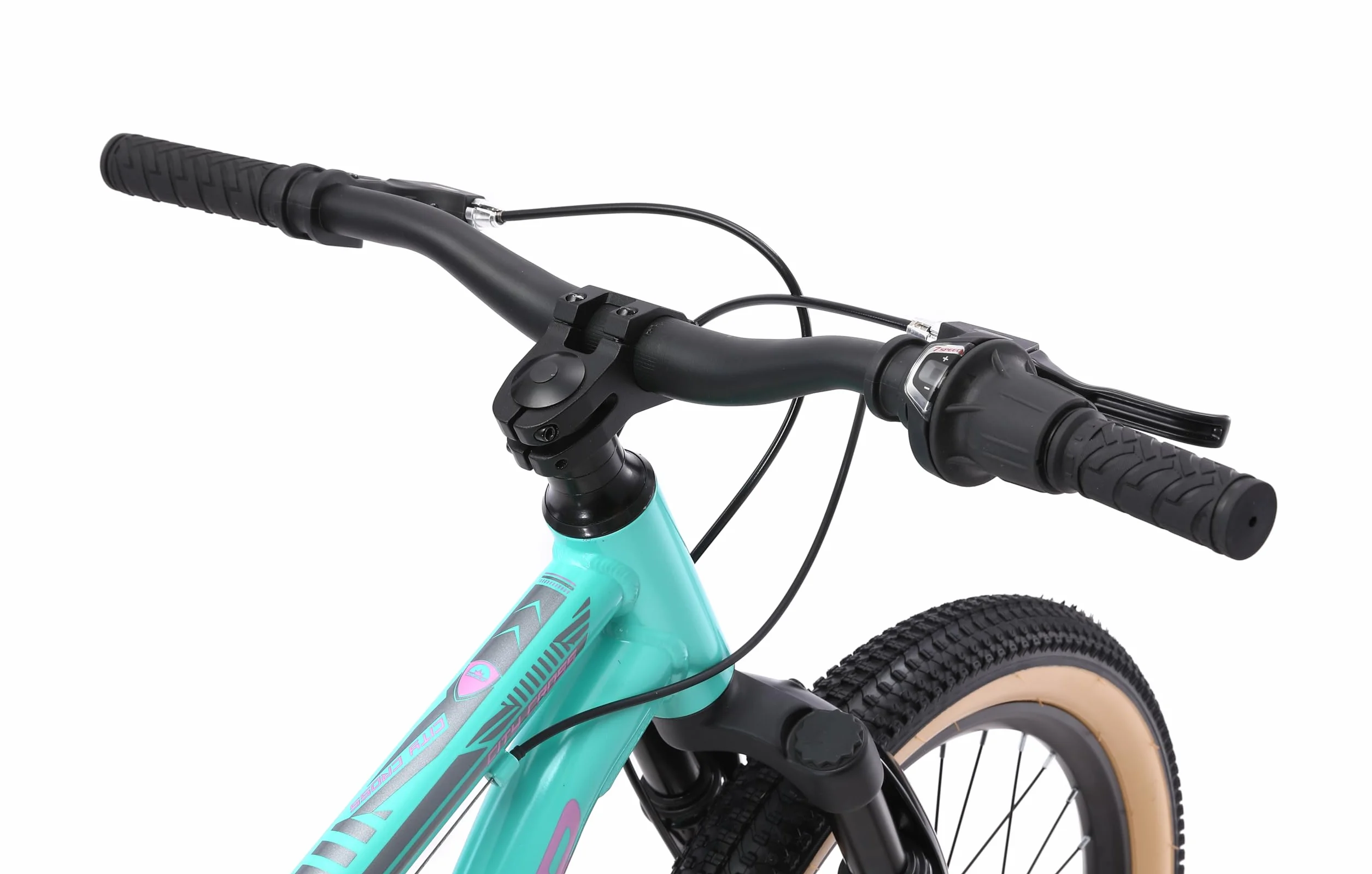 BIKESTAR VTT Vélo Tout Terrain Tout Suspendu 20 Pouces 7 Vitesses Shimano Freins Disque Enfants 6 Ans
