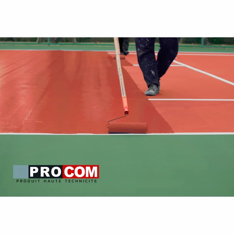 Peinture tennis terrain de sport 10 litres rénovation protection