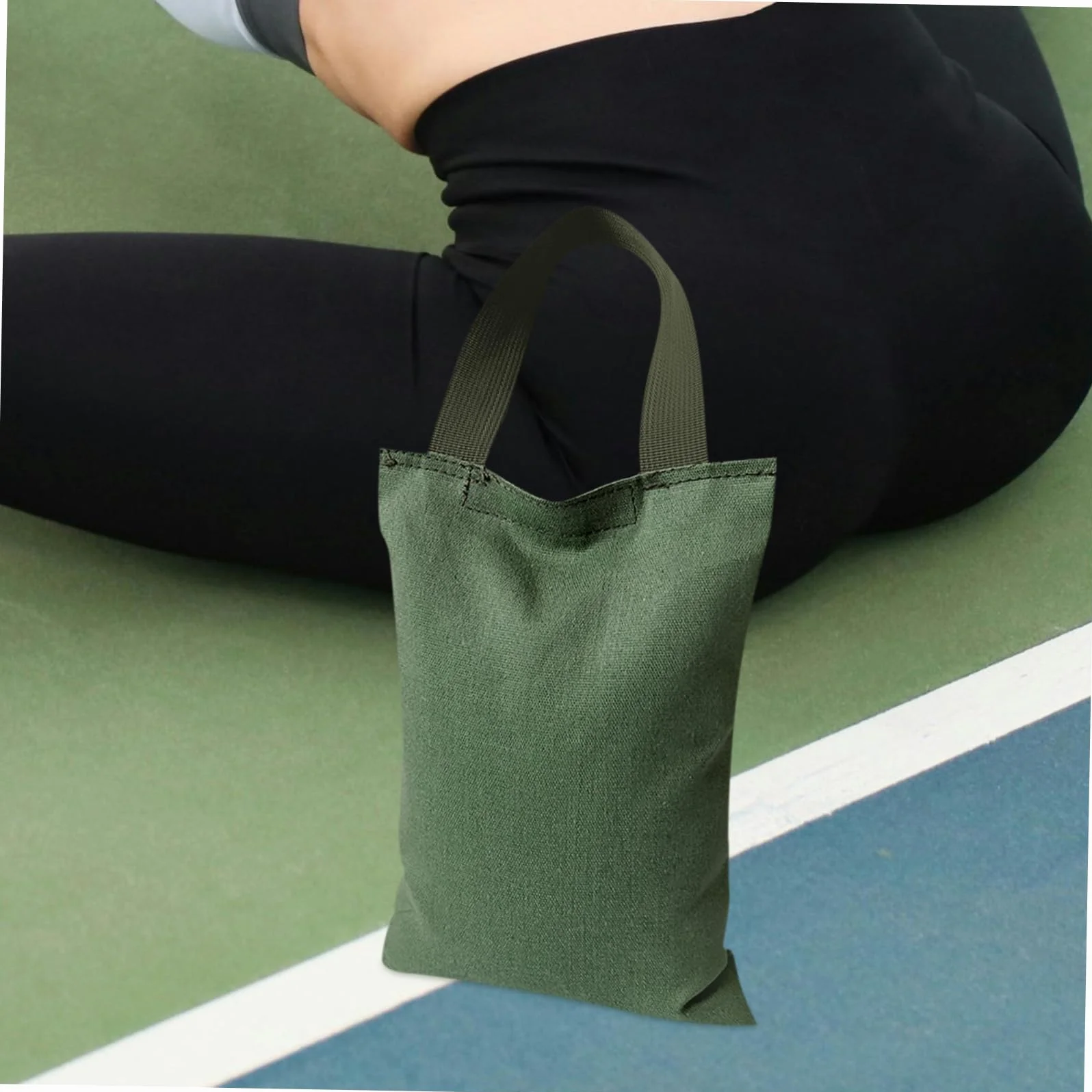 Toyvian De Sable Pondéré avec Poignée pour Yoga Fitness Musculation Gymnase Léger Ajustable