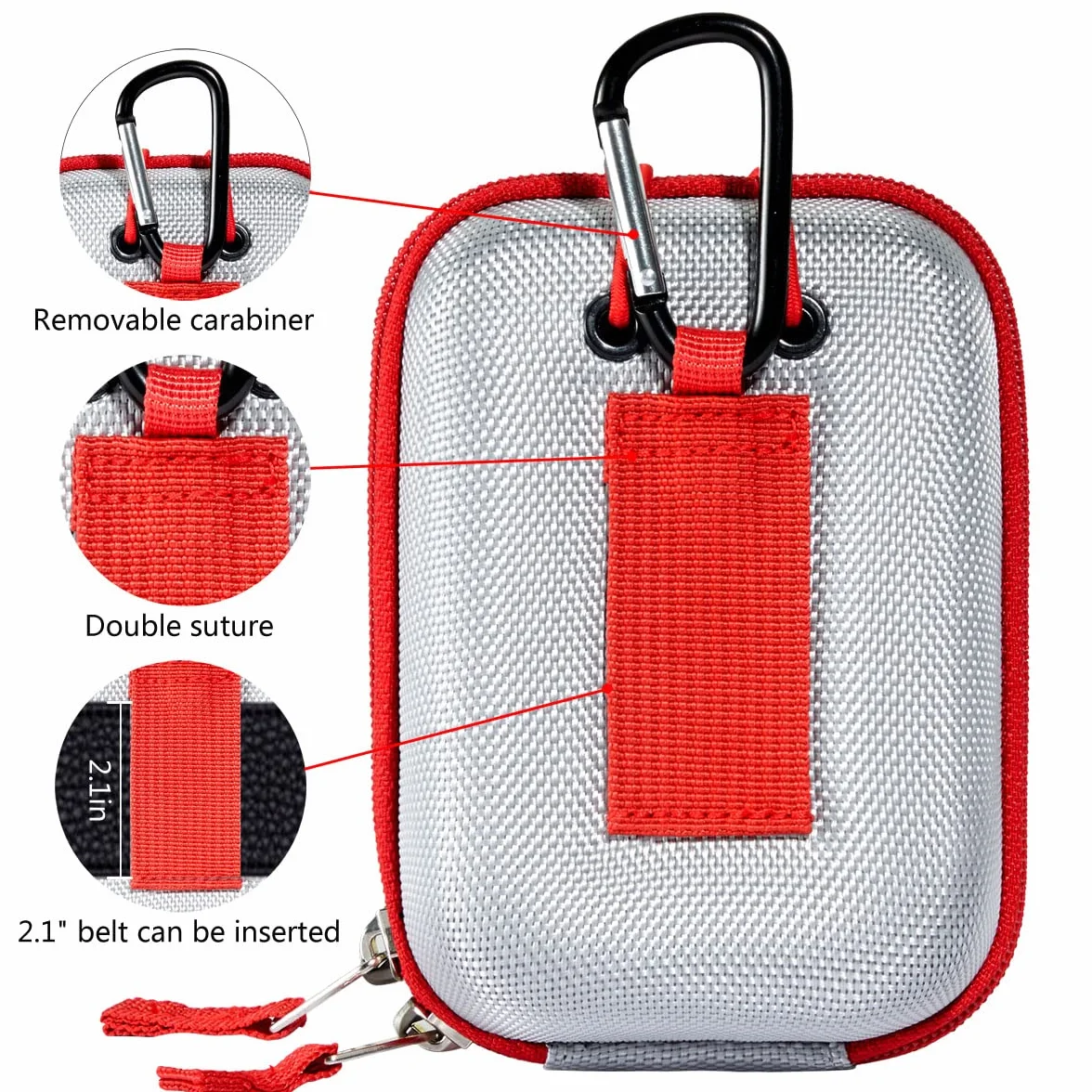 Étui rigide pour télémètre de golf, sac banane, Golf Rangefinder Case