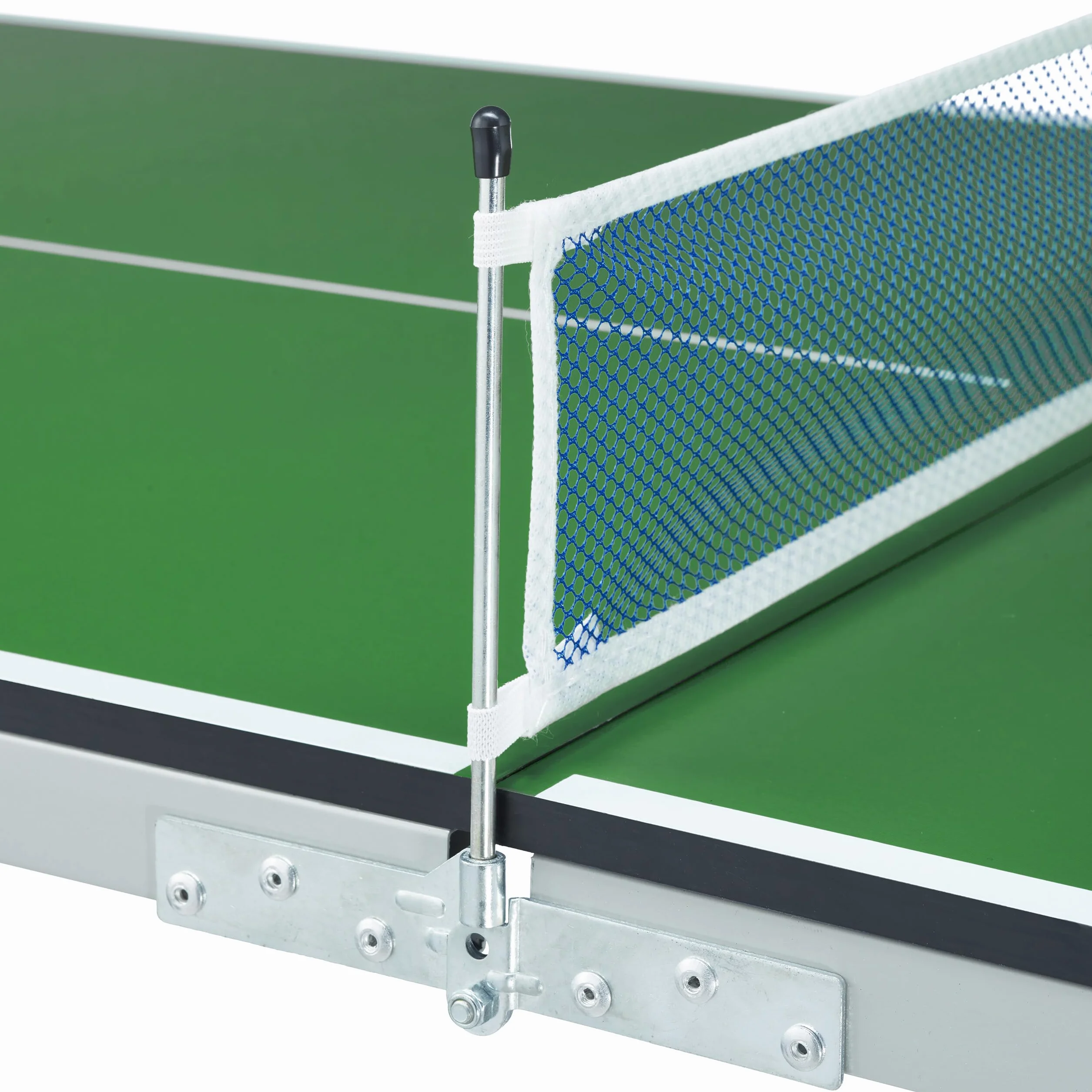 Relaxdays Table de ping-Pong Pliante avec Filet, 2 Raquettes, 3 balles, 71x150x67 cm, Vert