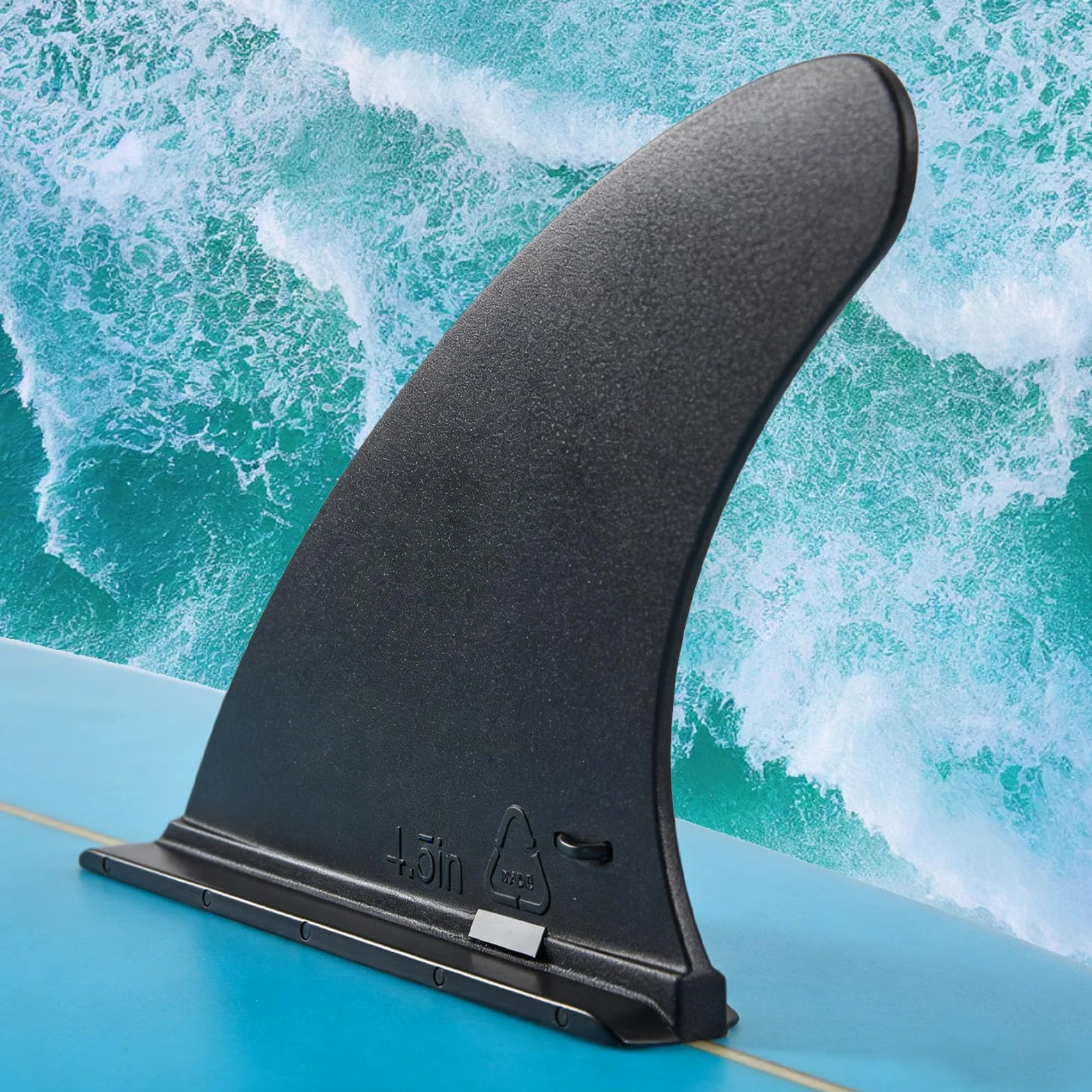 Zunate Aileron de Planche à Pagaie Détachable 4,5 Pouces Remplacement Gouvernail Coulissant Surf Stand Up Paddle