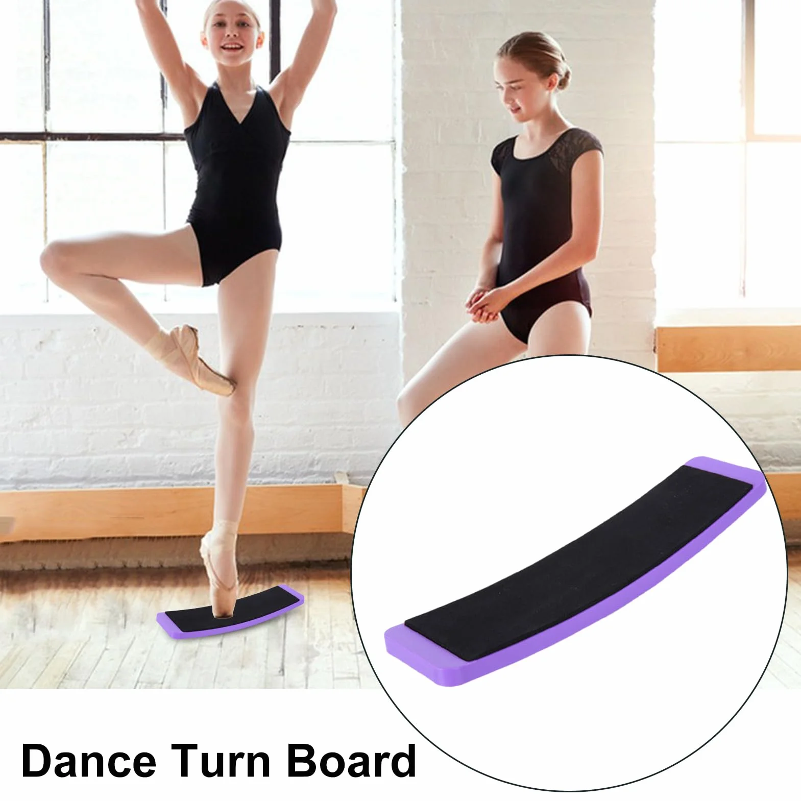 Planche Tournante De Danse Nylon EVA Portable Entraînement Équilibre Pieds Spinner Patinage Artistique