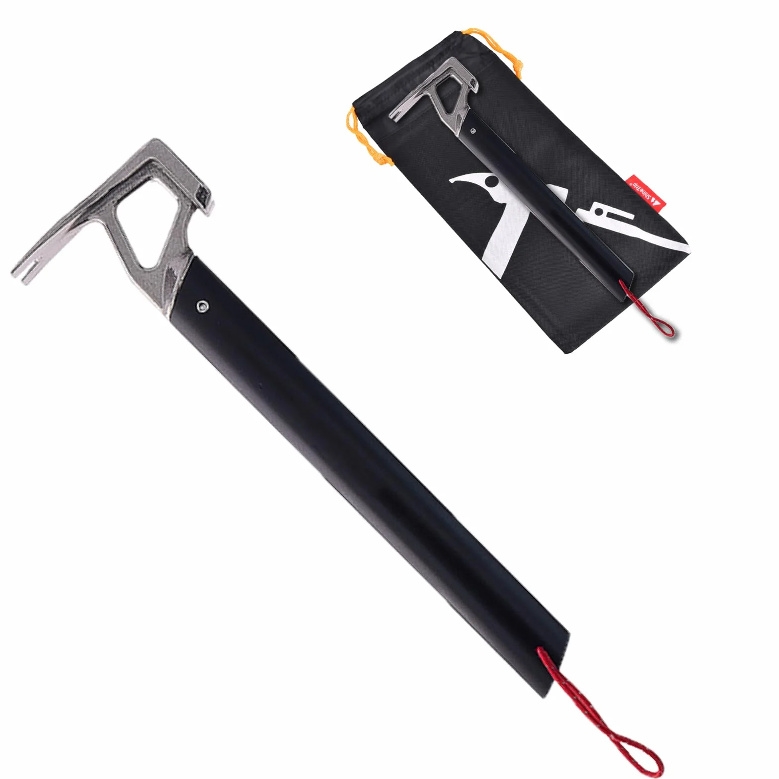 Marteau de Camping Maillet de Tente TRIWONDER Noir Outil d'Extérieur Multifonctionnel