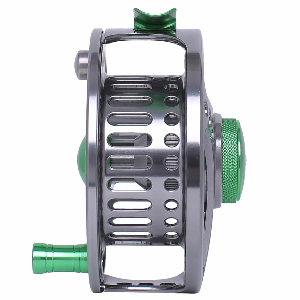 Kylebooker Moulinet Anti-oxydant Ultra léger Corps Alliage Aluminium CNC Pêche Mouche Bobine Taille 3/4 5/6 7/8