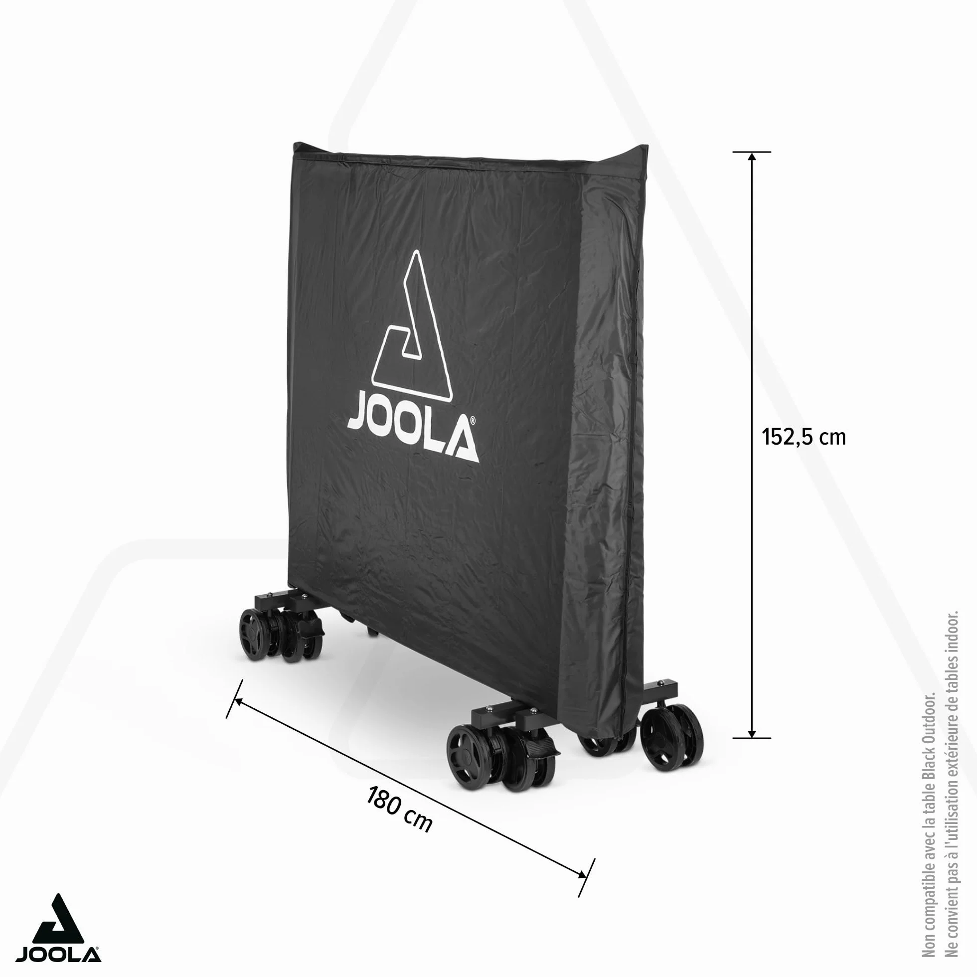 JOOLA Housse Tennis de Table imperméable Double Fonction intérieur/extérieur Toutes Saisons Taille Unique