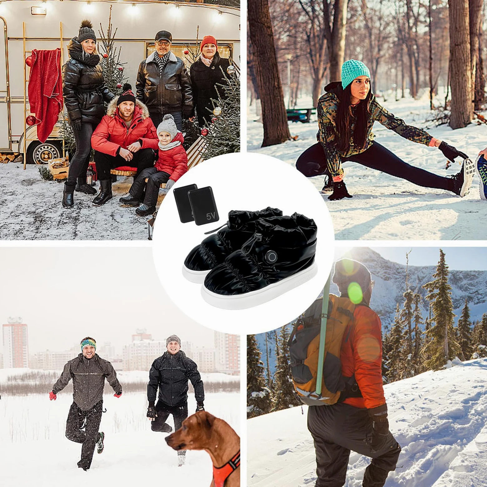 Chaussures chauffantes, bottes chauffantes, chaussures chaudes, chaussures chauffantes pour les pieds, chauffantes électriques, chauffe-pieds électriques pour chaussures, chauffantes pour hommes