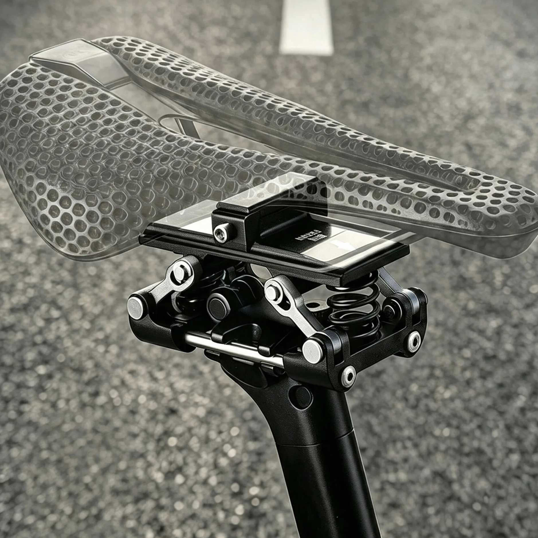 Mimoke Amortisseur de selle de vélo, suspension de selle universelle | Ressort de selle de vélo, amortisseur confort pour vélo électrique, VTT, vélo de trekking