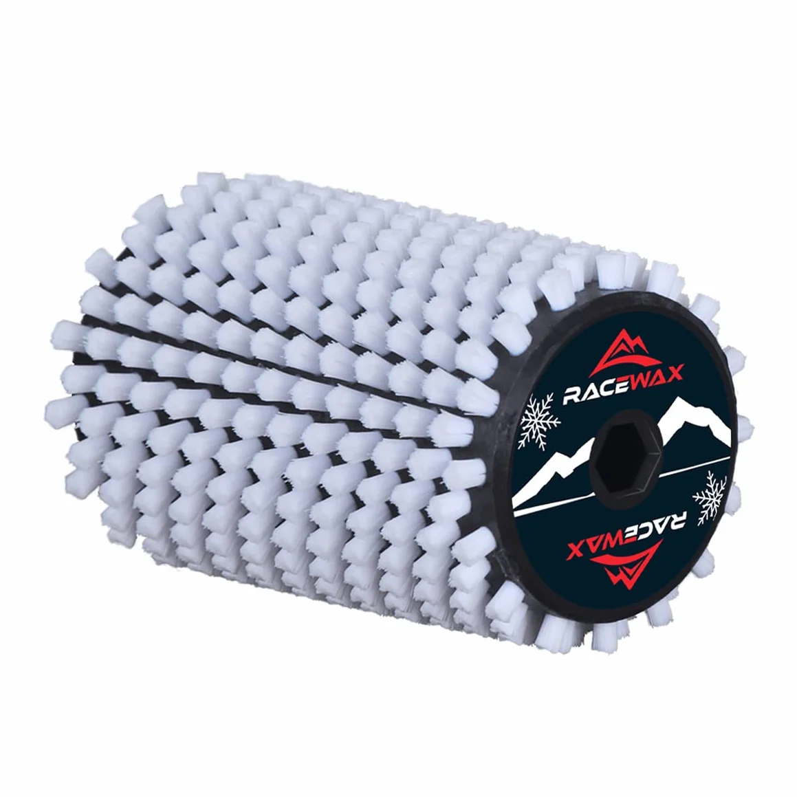 RaceWax Roto Lot de brosses en nylon crin de cheval cuivre brosse rotative 100mm SpeedStick