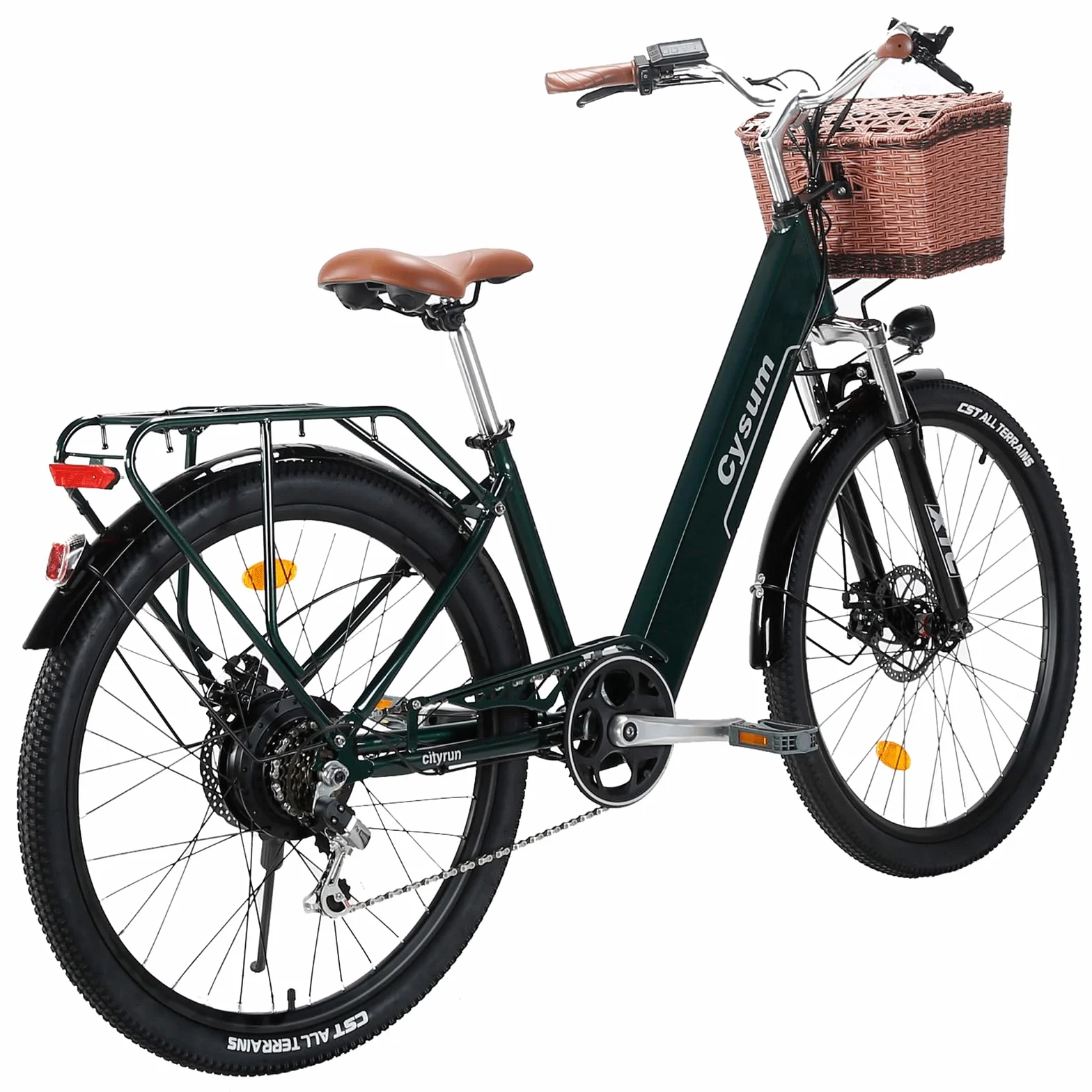 Vélo électrique Urbain Femme 26" 250W 7 Vitesses Batterie 36V 10Ah Frein à Disque