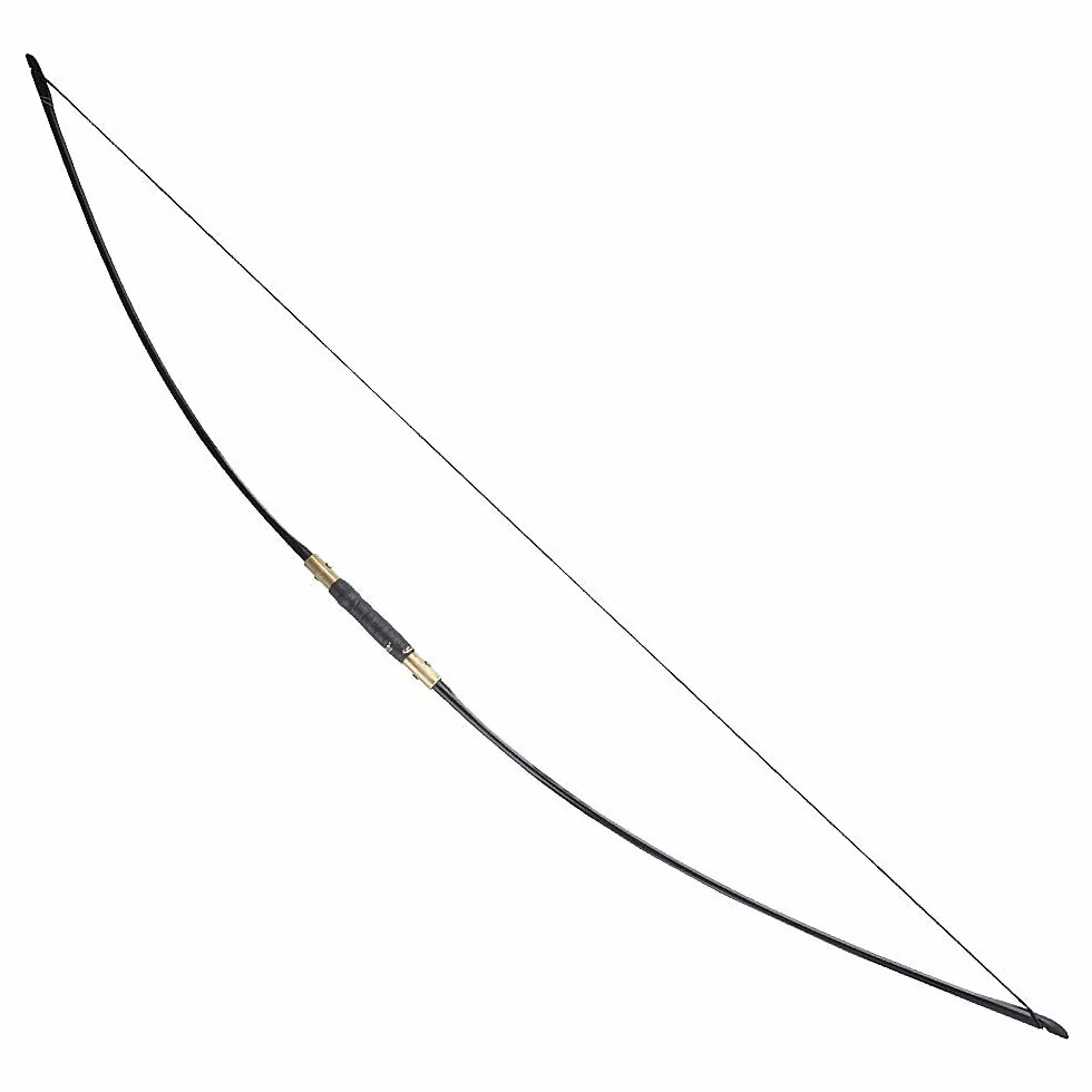 Tir à l'arc Traditionnel Arc Classique Longbow Takedown Mongolian Horsebow 25-40lbs