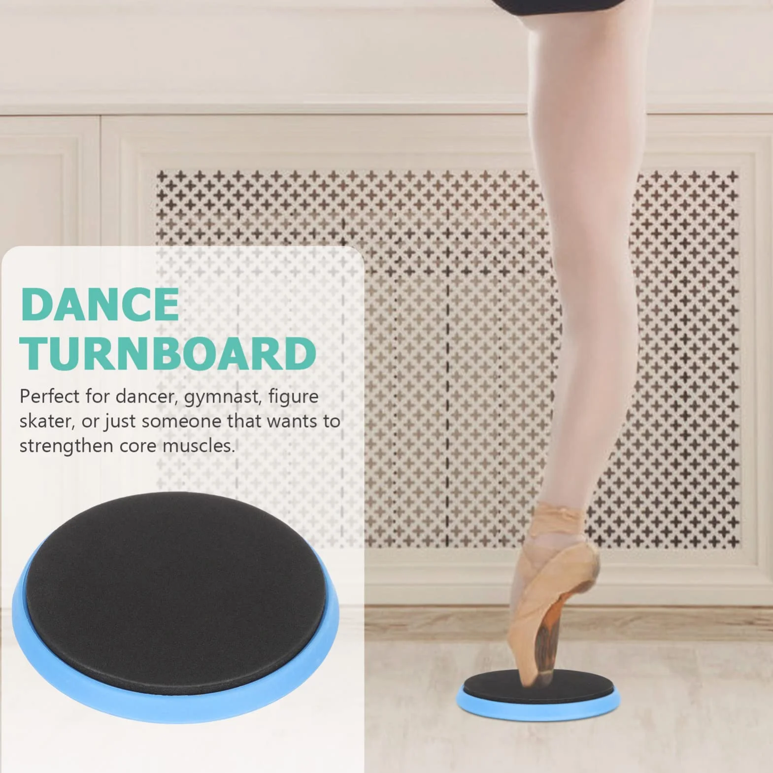 BESPORTBLE Plateau Tournant pour Danseuses Planche Équilibre Entraînement Rotatif