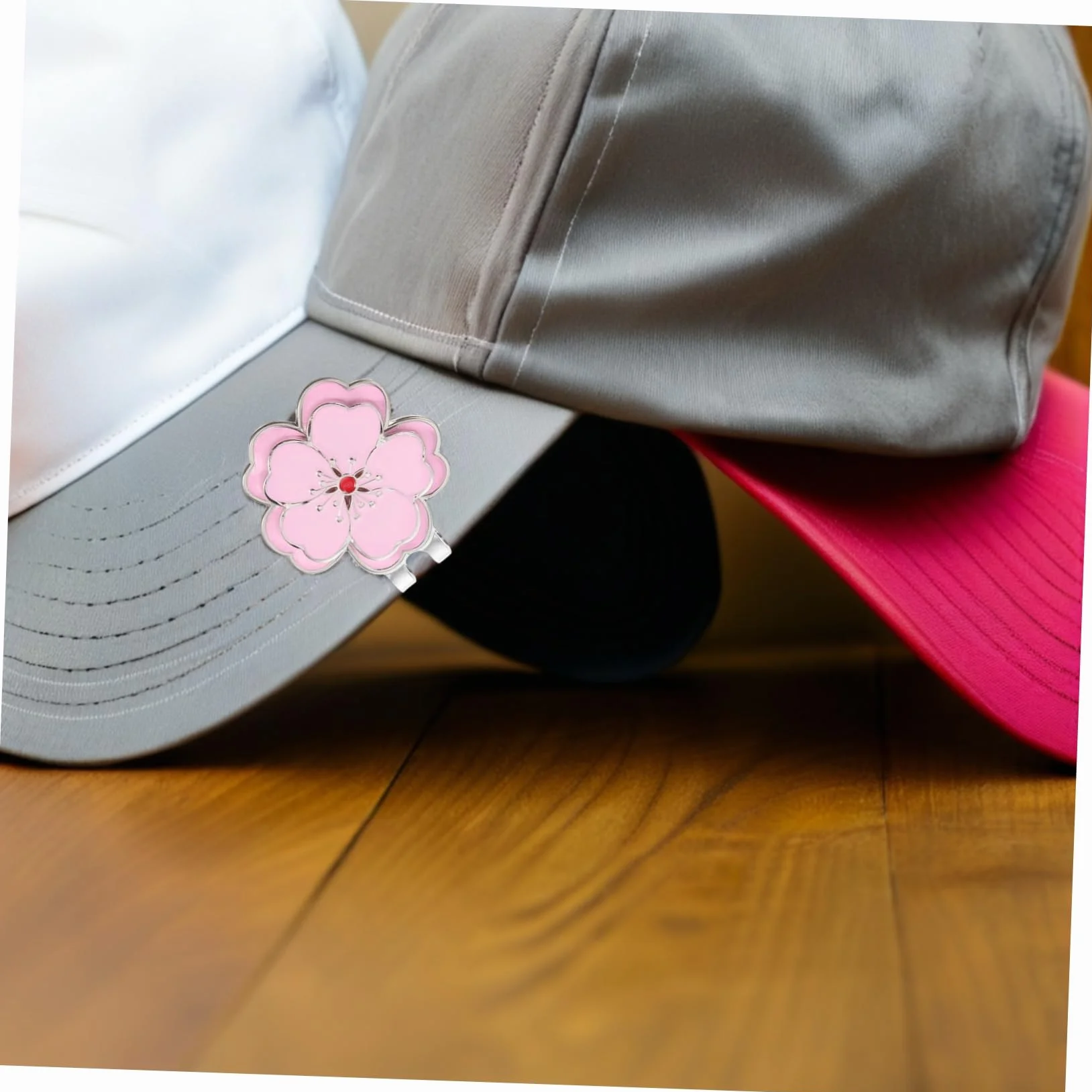 Yardwe 2 Pièces Clip pour Marque-Balle de Golf - Porte-Marque-Balle pour Casquette - Accessoires de Golf