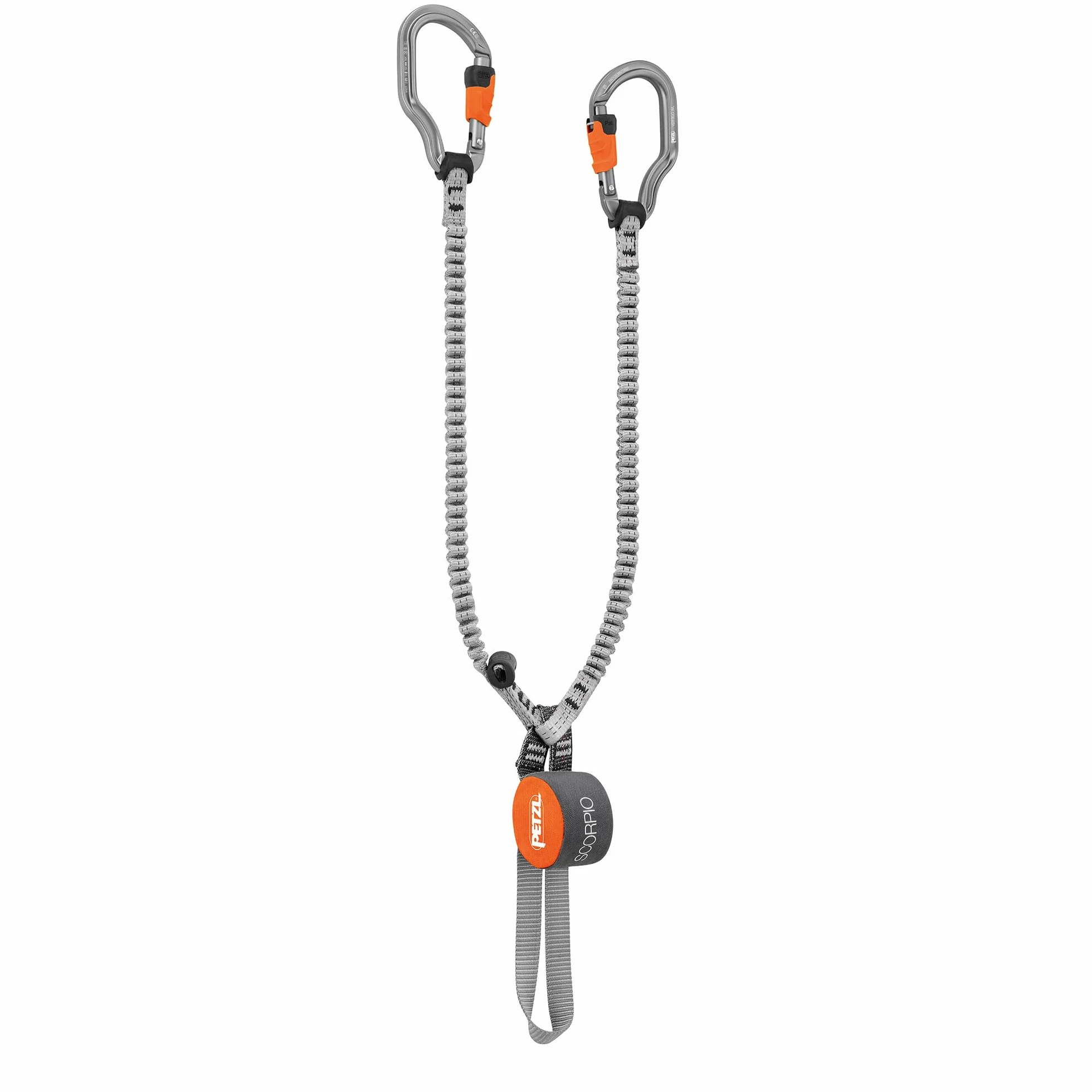 PETZL Longe de Via Ferrata Scorpio Vertigo 40-120 kg Orange 365 g