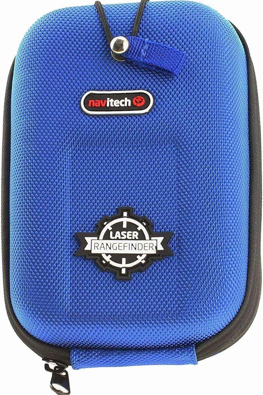 Navitech Etui Rigide Bleu Télémètre EVA/Housse - Compatible avec Le MiLESEEY Golf Rangefinder