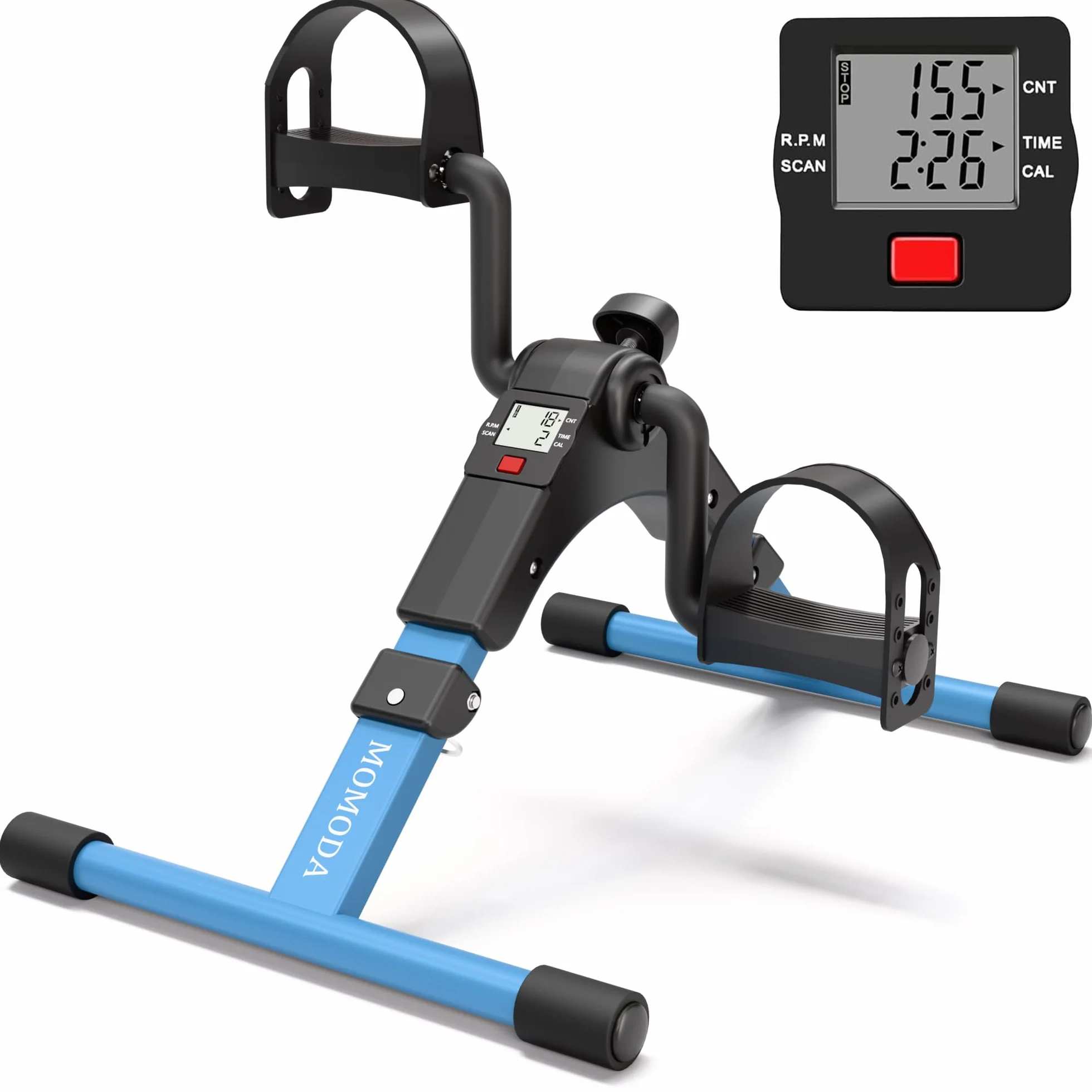 Mini Velo D Appartement Pedalier pour Bras et Jambes avec Moniteur LCD