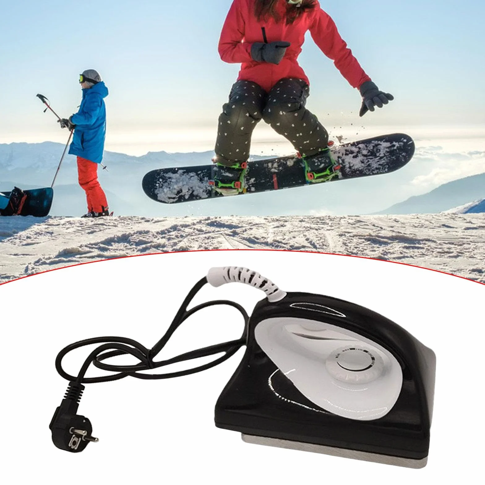 Harilla Fer à Farter pour Snowboards, Plaque Métallique, Contrôle Précis