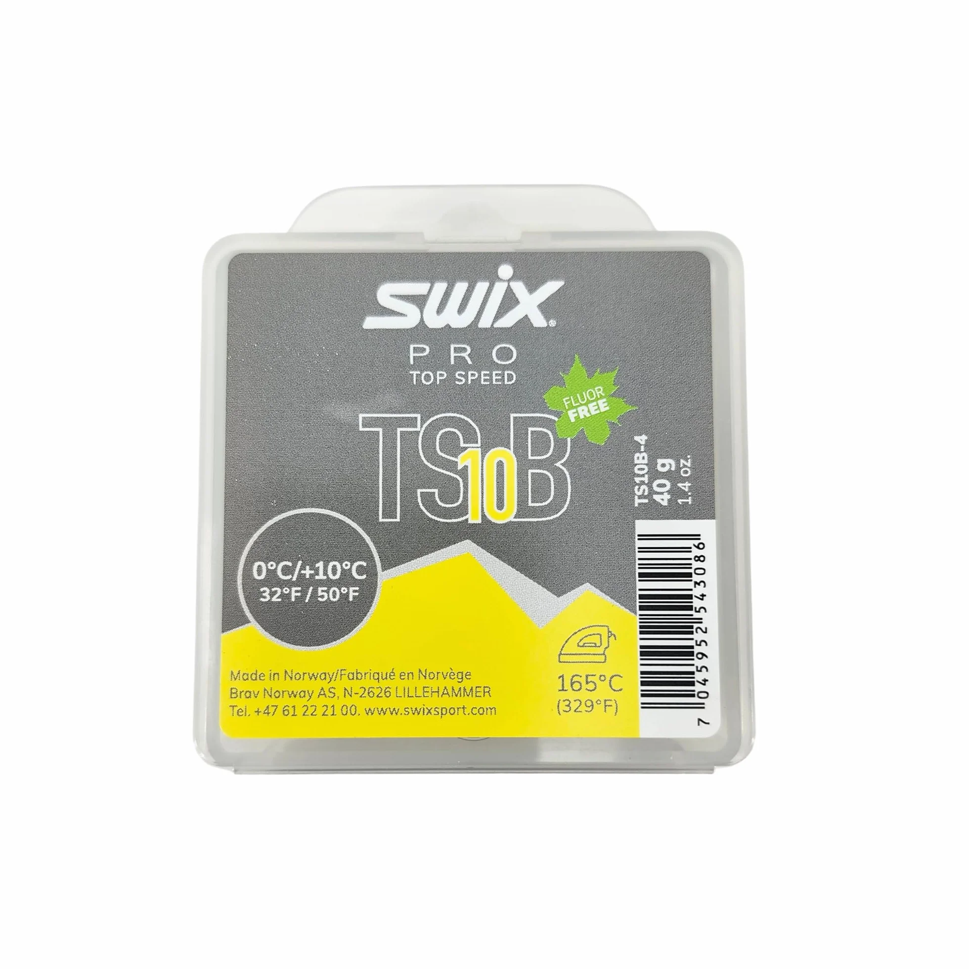 Swix Fixations de Ski TS10 - Noir - 0 °C/+10 °C - 40 g - pour Skis avancés - Unisexe - Taille US : 26-32 cm : 255-315 cm - Sports de Loisirs en Hiver