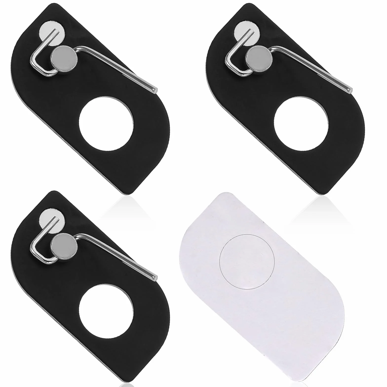 Styquenzer Lot de 4 repose-flèches magnétiques pour arc recourbé - Support de flèche adhésif pour droitier