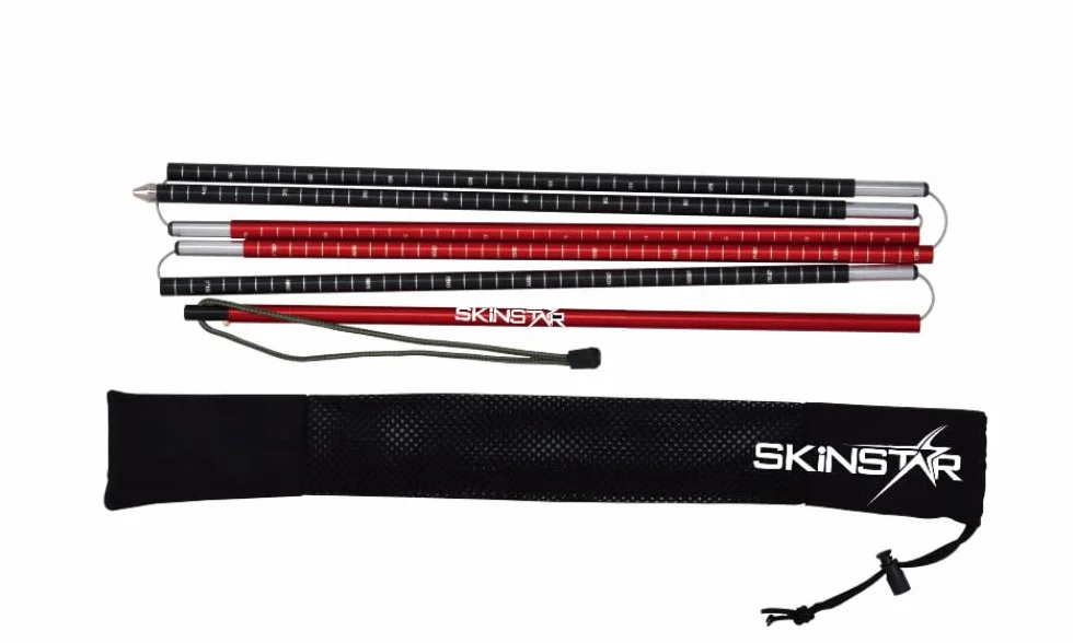 SkinStar Sonde d'avalanche 320 cm en aluminium léger pour ski de randonnée 229 g