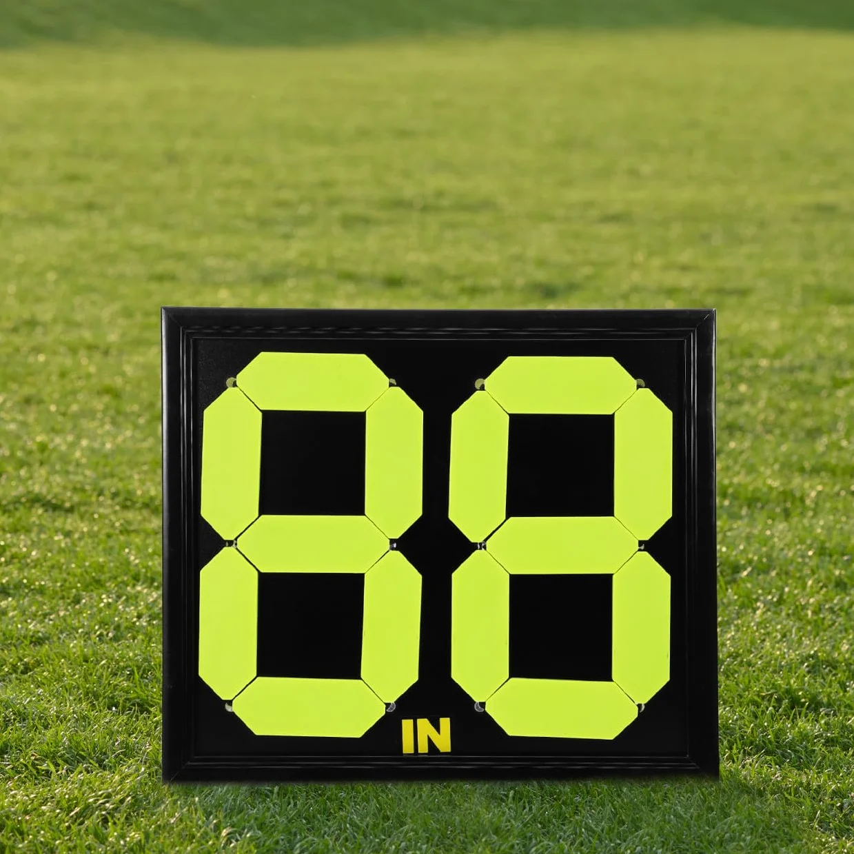 Tableau de Remplacement Manuel Football Noir en Pp pour Arbitres | Lecture Claire, Format Compact, Usage Basket et Volley, Design Polyvalent