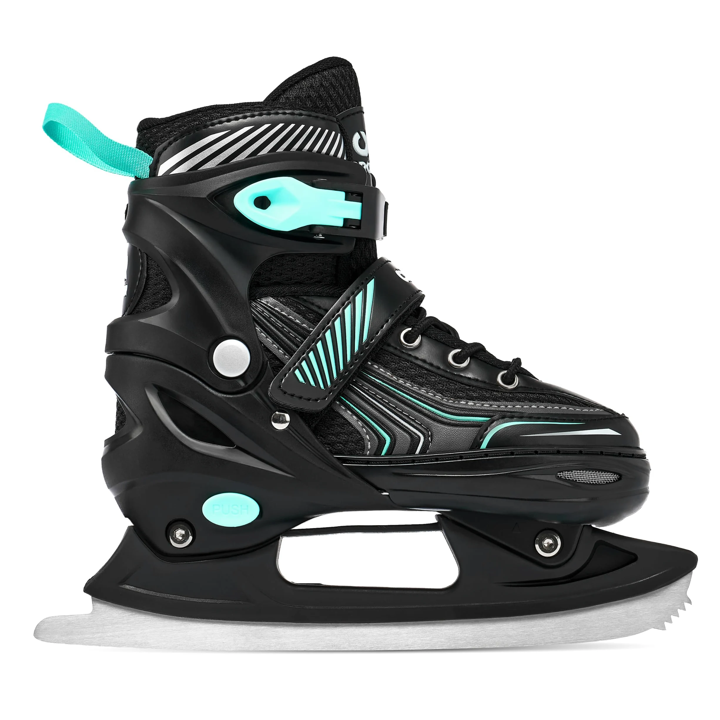 Optima - Roller en Ligne - Patin à Glace 2 en 1 - Pointure réglable modifiable Ajustable Homme Femme Enfant Transformable Adulte garçon Fille Rollers