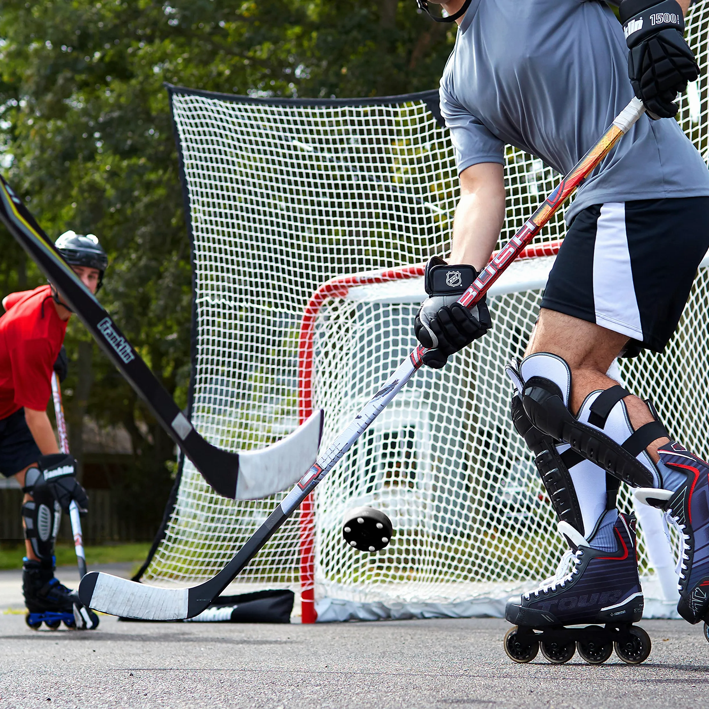 Franklin Sports Rondelle de hockey de rue - LNH - Pro Commander Puck