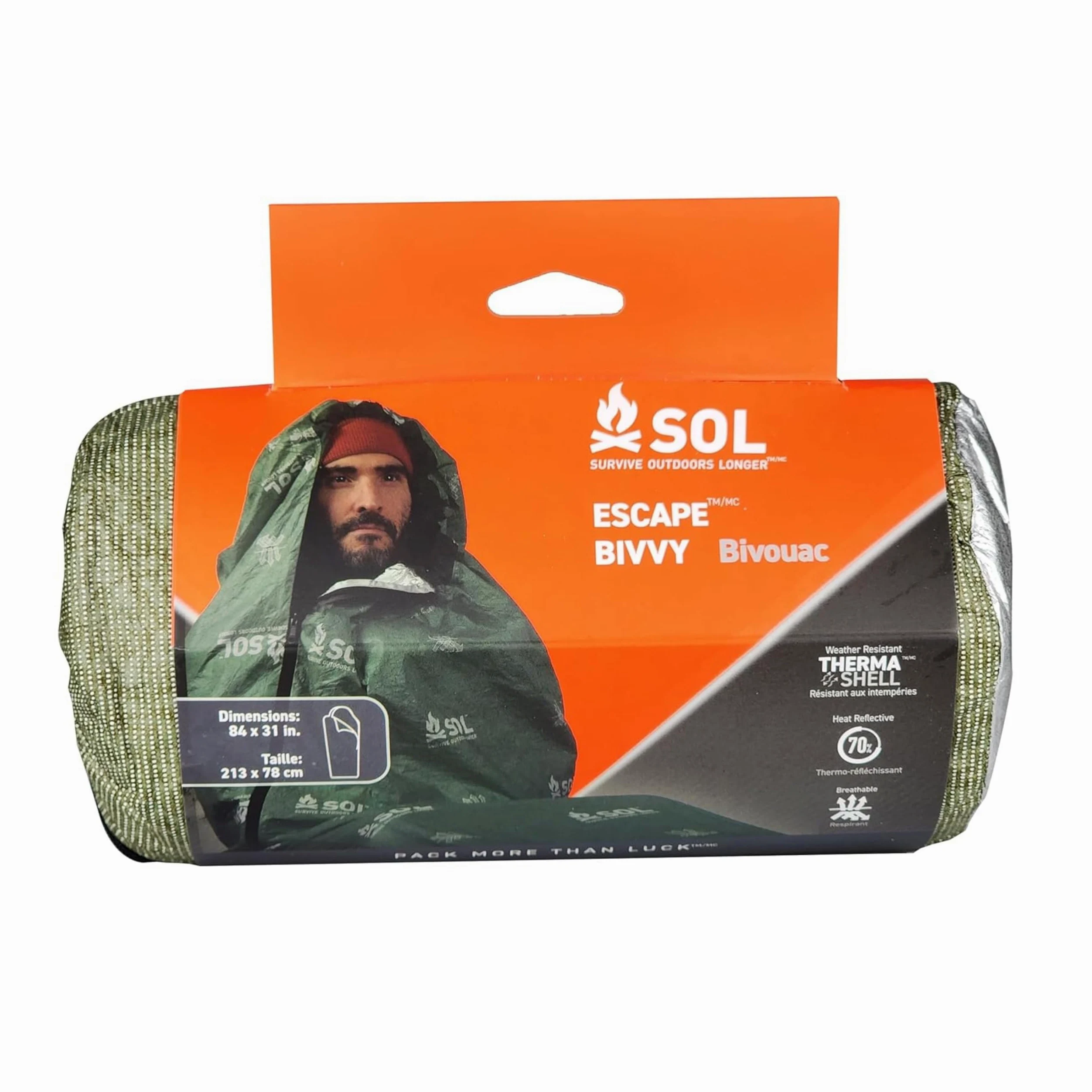 Sol Escape Bivouac avec Capuche Vert