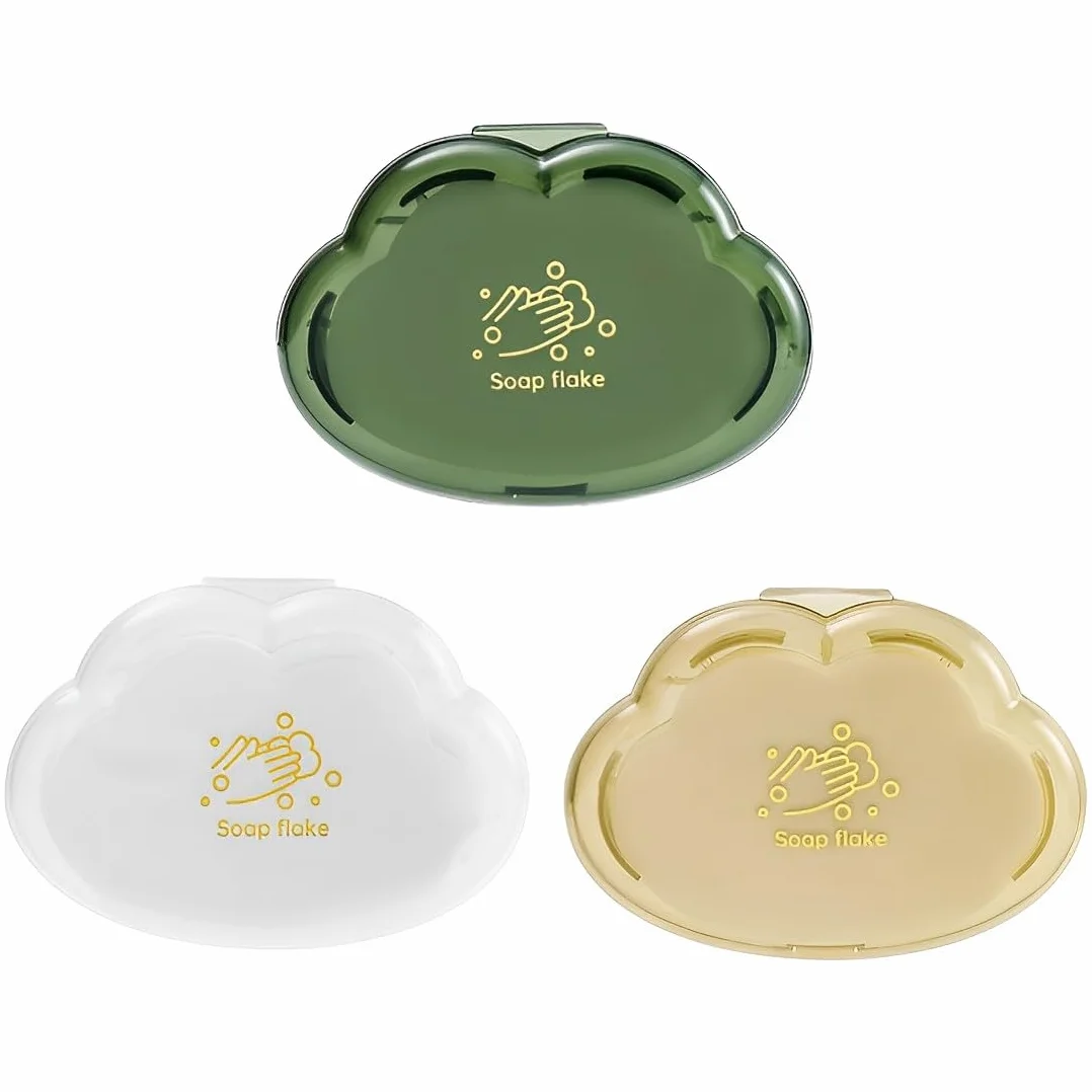 Feuille de Savon de Voyage 150 Pcs 3 Boîte Papier Savon Portable Camping Randonnée